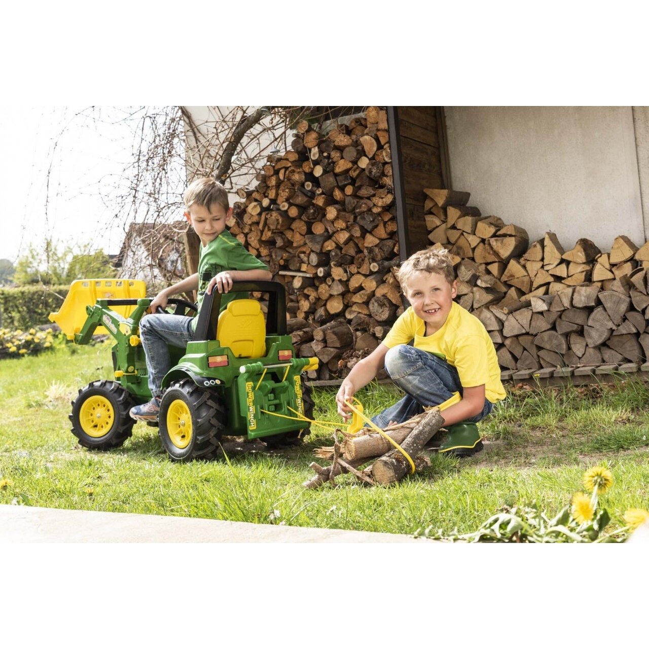 Rolly Toys rollyPowerwinch gervė John Deere gervė traktoriams 4