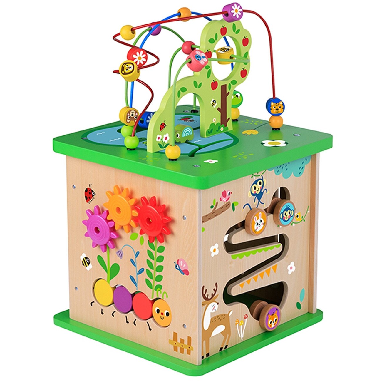 TOOKY TOY Edukacinė kaladė-rūšiuoklis Labirintas Veriama dėlionė Gyvūnėliai 4 TOOKY TOY Edukacinė kaladė-rūšiuoklis Labirintas Veriama dėlionė Gyvūnėliai 4