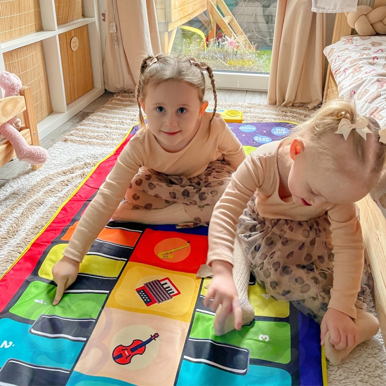 WOOPIE Interaktyvus muzikinis šokių kilimėlis XXL 1 WOOPIE Interaktyvus muzikinis šokių kilimėlis XXL 1