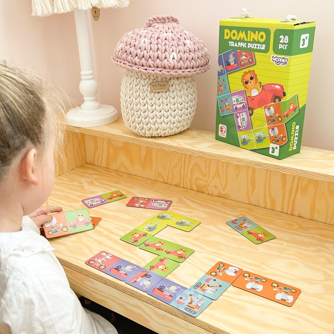 WOOPIE edukacinis žaidimas Transportas Gyvūnai Puzzle Domino Montessori 5 WOOPIE edukacinis žaidimas Transportas Gyvūnai Puzzle Domino Montessori 5