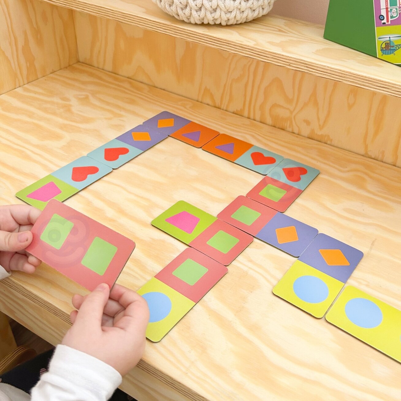 WOOPIE edukacinis žaidimas Transportas Gyvūnai Puzzle Domino Montessori 6