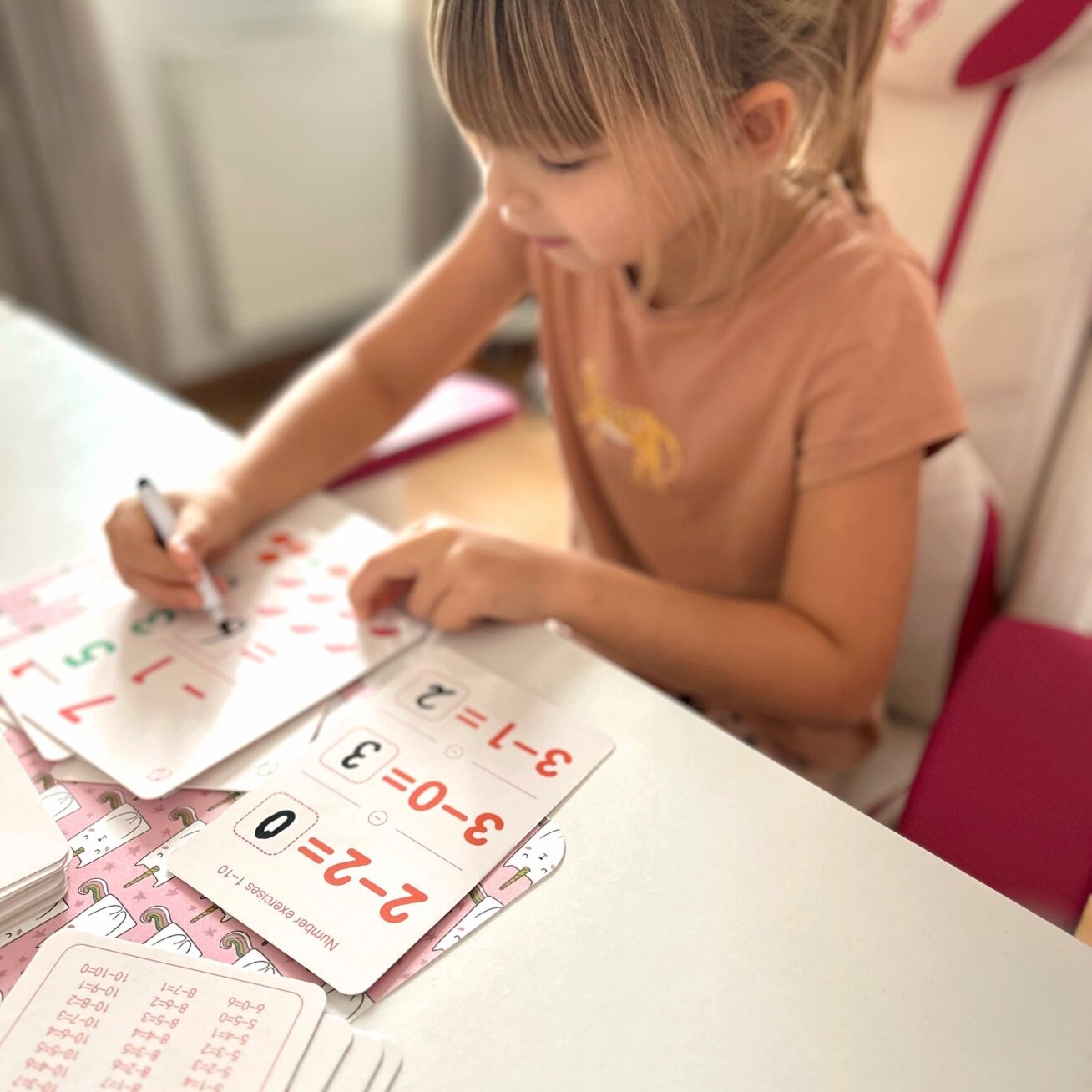 WOOPIE edukacinės kortelės – atmintinės skaičiavimo mokymuisi 8