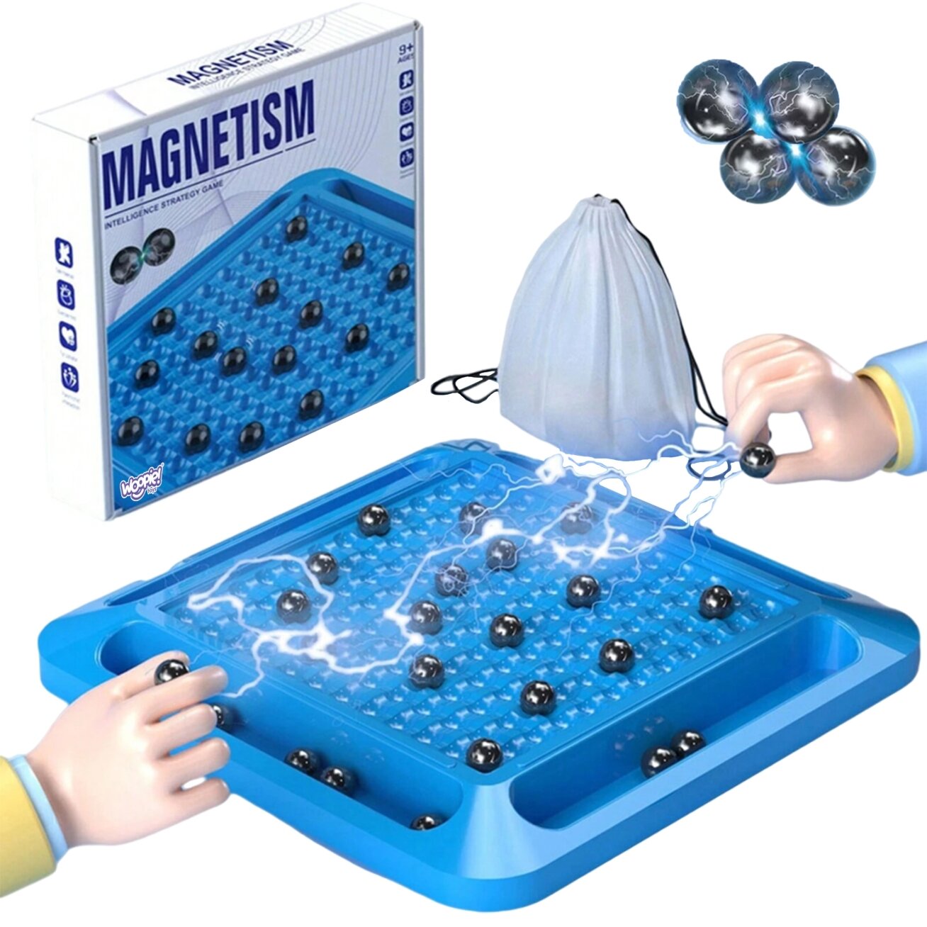 WOOPIE Stalo žaidimas Magnetiniai rutuliukai