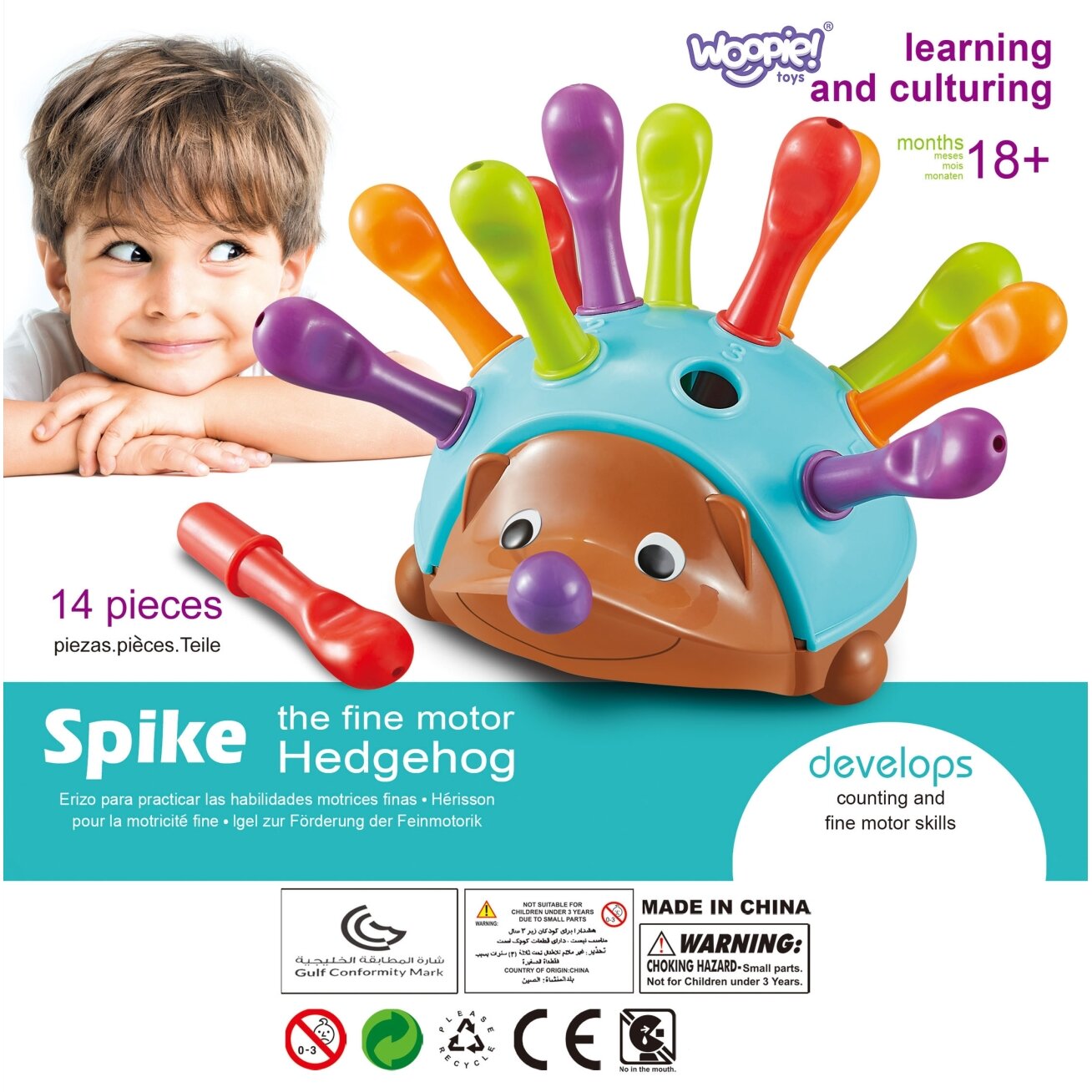 WOOPIE Lavinamasis žaidimas Ežiukas Sorteris Montessori Skaičių ir Spalvų Mokymasis 4in1 13 WOOPIE Lavinamasis žaidimas Ežiukas Sorteris Montessori Skaičių ir Spalvų Mokymasis 4in1 13