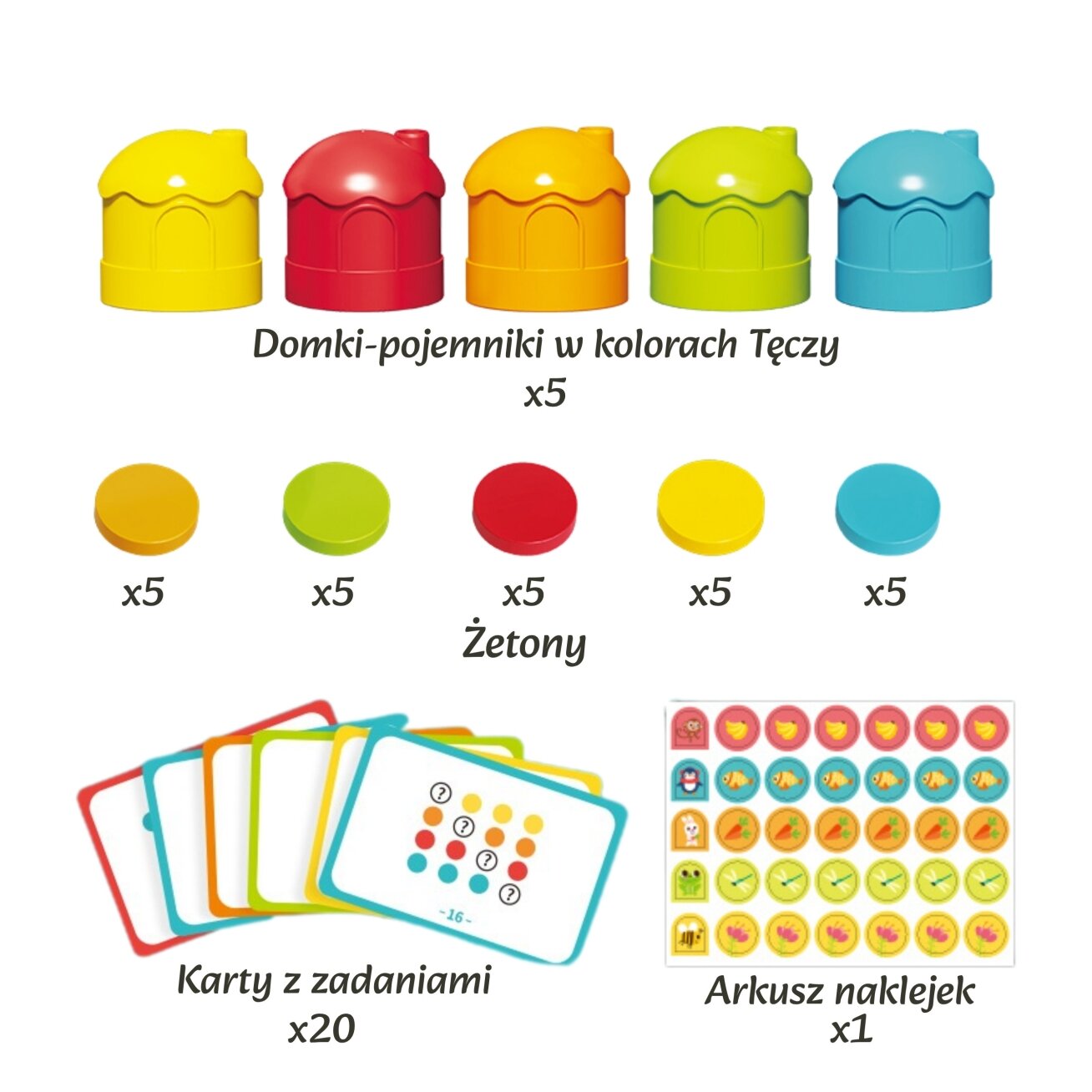 WOOPIE Edukacinis loginis žaidimas Rūšiuoklis Spalvų klasifikavimas 2