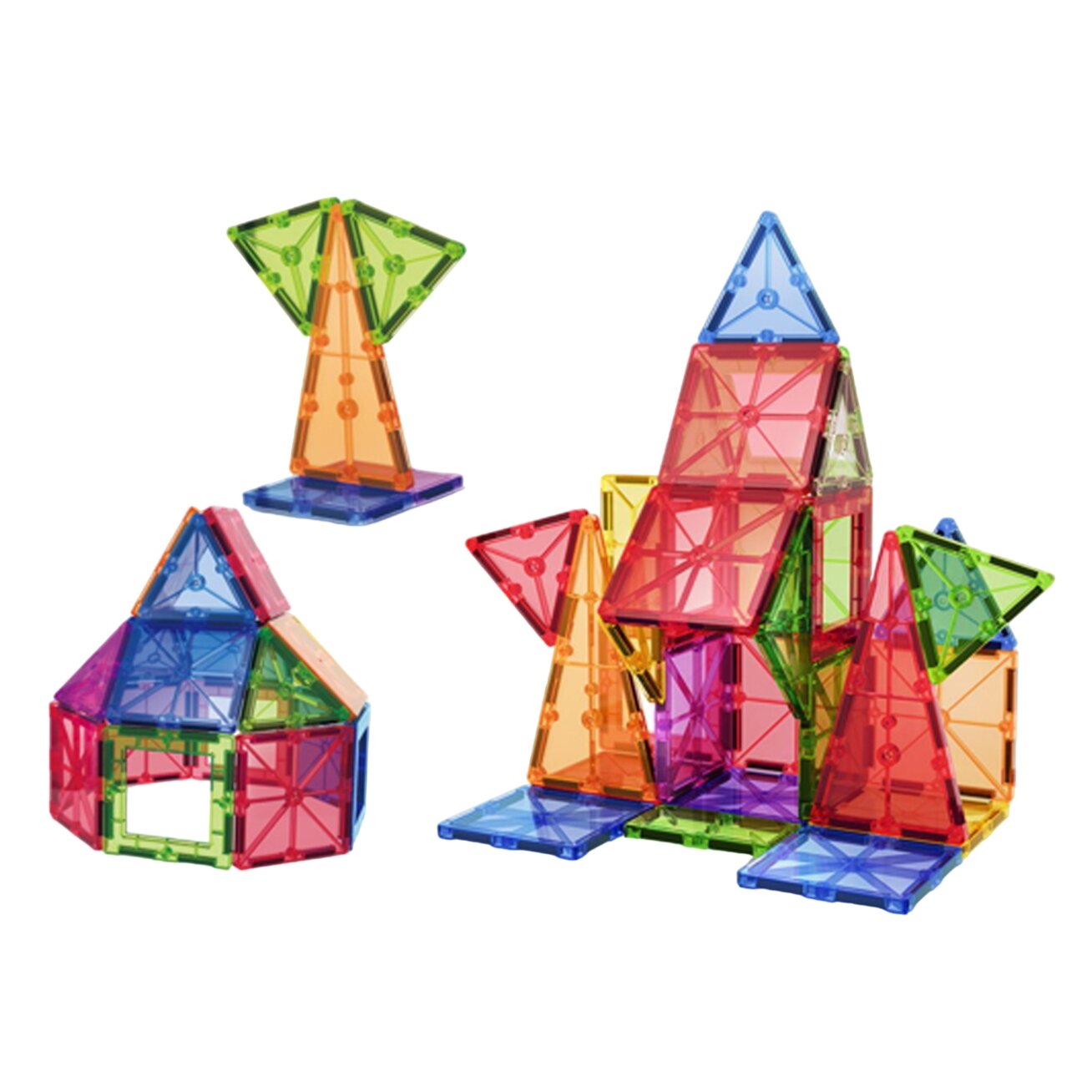 WOOPIE Montessori magnetinės konstrukcinės kaladėlės 3D 9