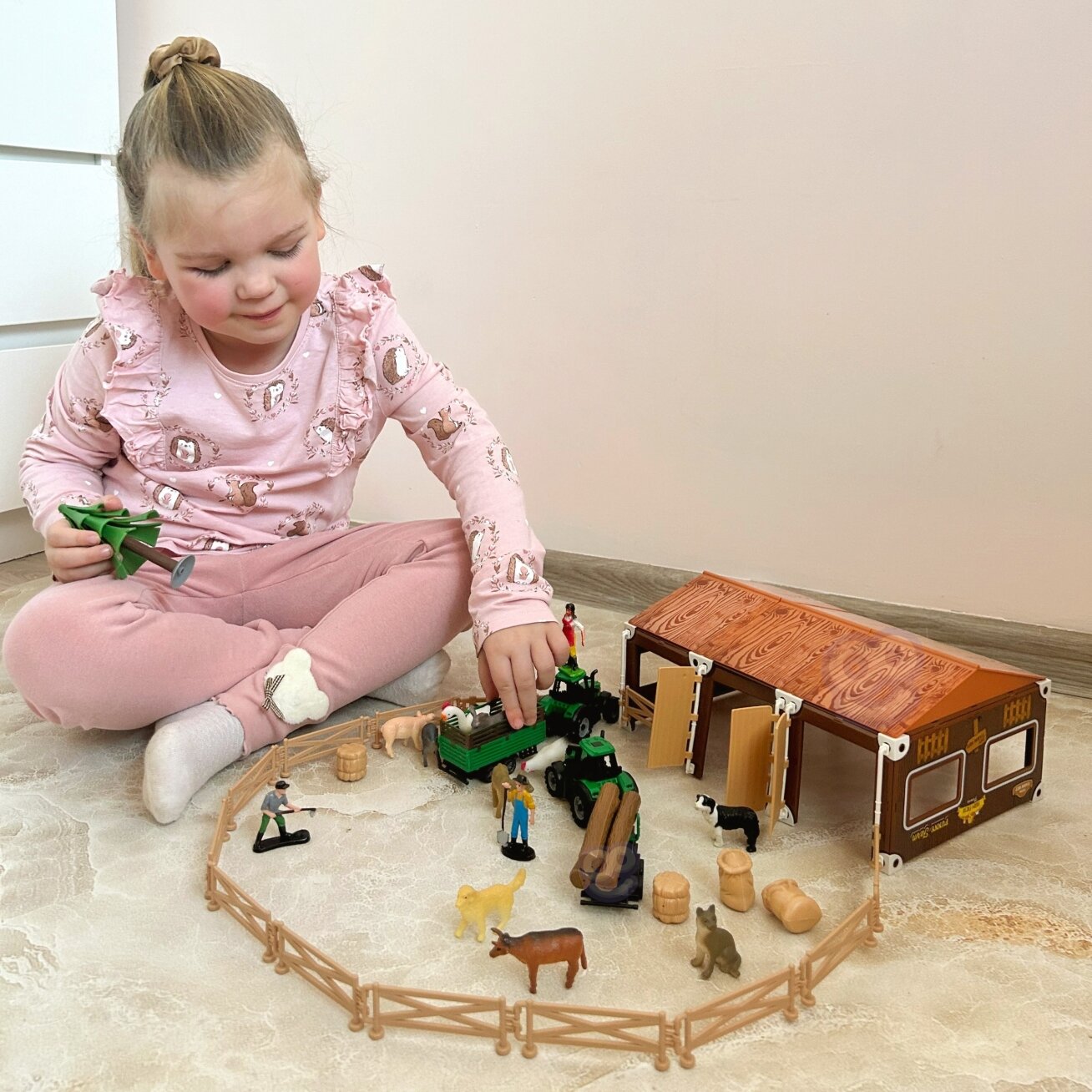 WOOPIE rinkinys Mažasis ūkininkas XL ūkio figūrėlės 1