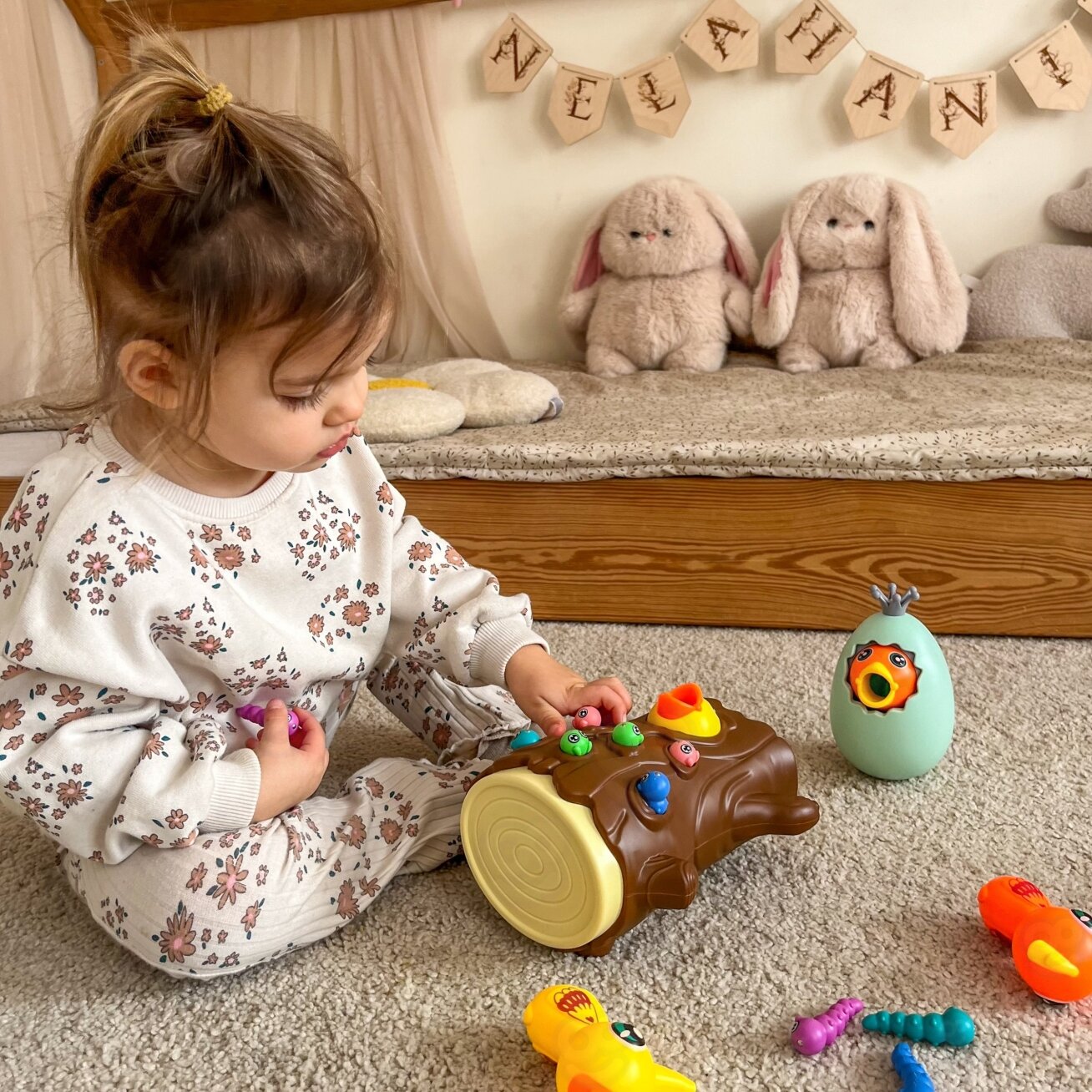 WOOPIE Vikrumo žaidimas Pagauk kirmėlę + vaikiška taupyklė Vanka-vstanka kiaušinis 1 WOOPIE Vikrumo žaidimas Pagauk kirmėlę + vaikiška taupyklė Vanka-vstanka kiaušinis 1