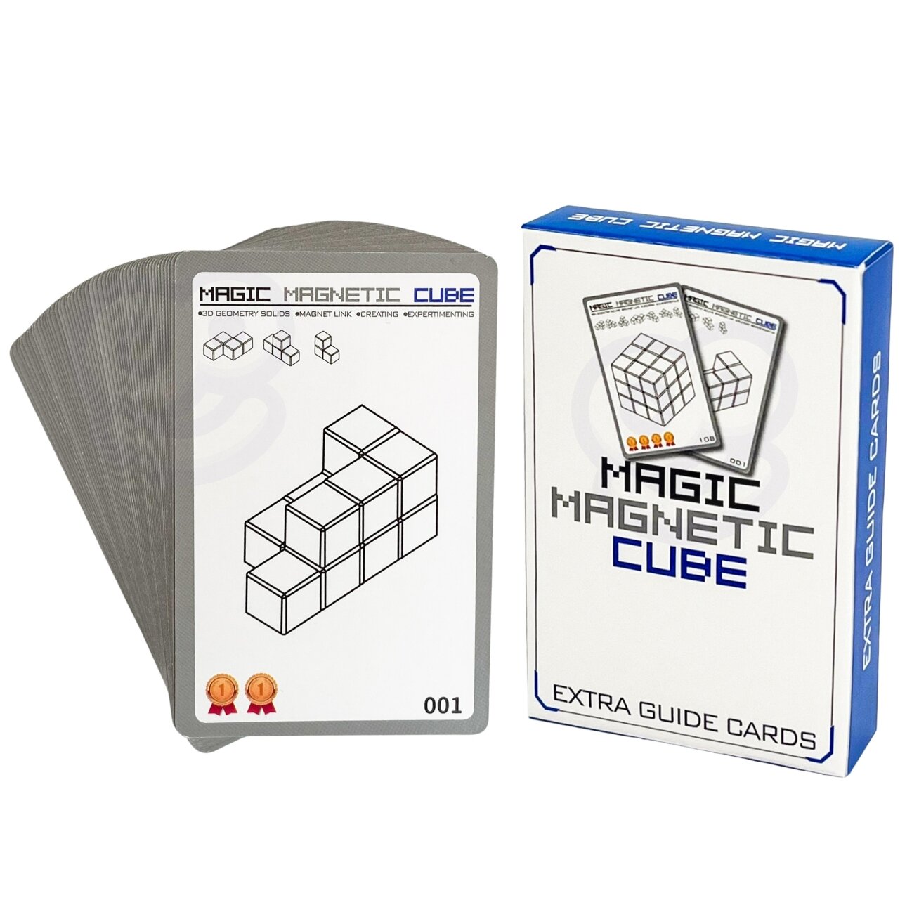 WOOPIE Magnetinių 3D Tetris kaladėlių dėlionė su kortelių rinkiniu 10