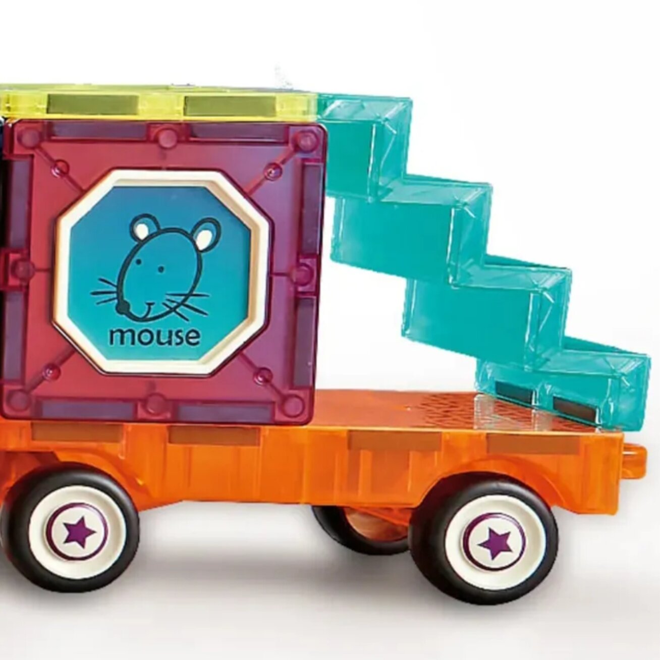 WOOPIE 3D magnetinės kaladėlės, traukinio rinkinys 71 el. 1 WOOPIE 3D magnetinės kaladėlės, traukinio rinkinys 71 el. 1