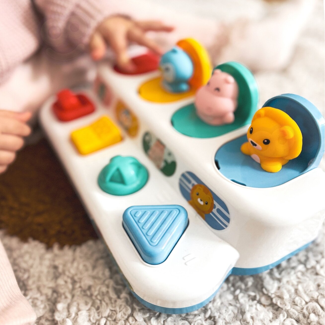 WOOPIE BABY edukacinis žaislas Iššokantys gyvūnėliai POP-UP 2