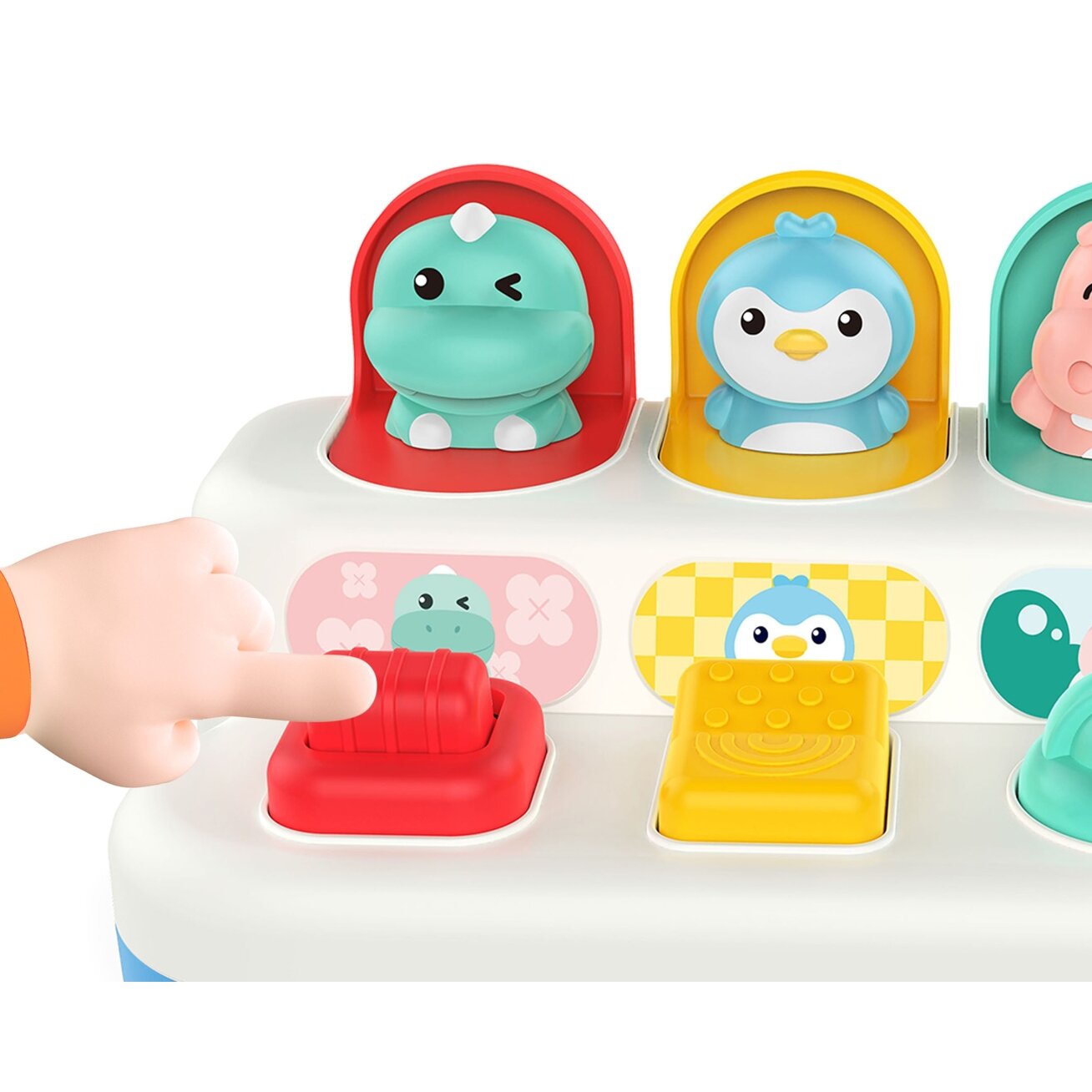 WOOPIE BABY edukacinis žaislas Iššokantys gyvūnėliai POP-UP 4 WOOPIE BABY edukacinis žaislas Iššokantys gyvūnėliai POP-UP 4