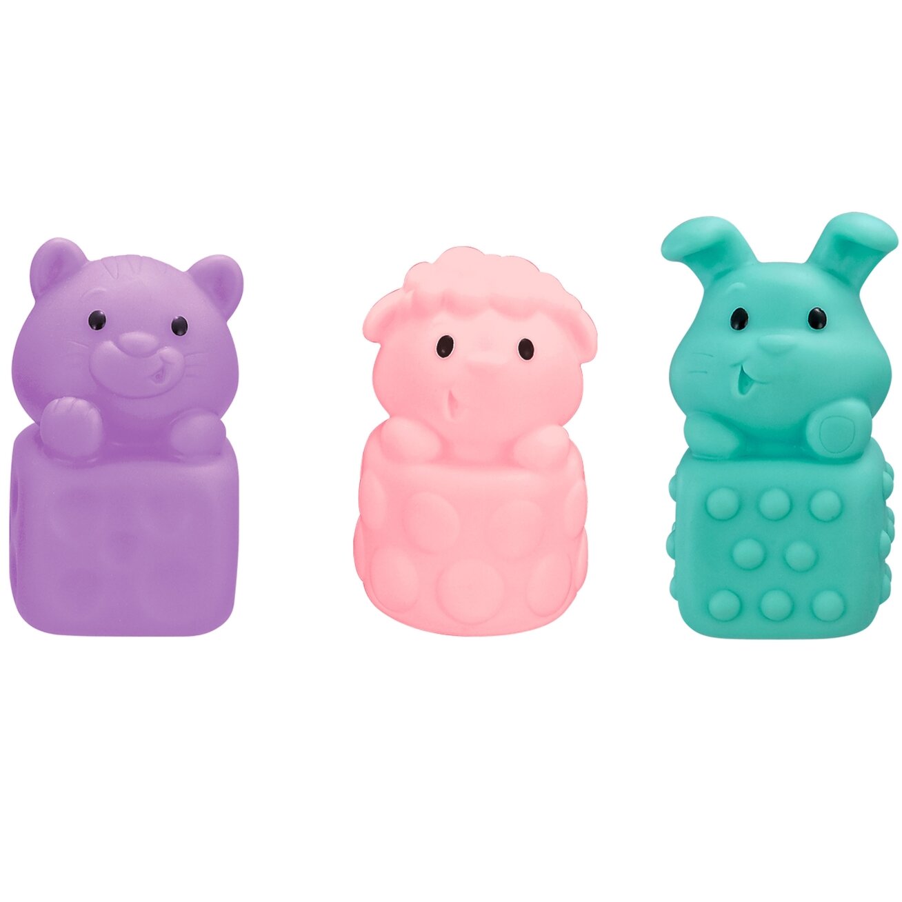 WOOPIE BABY Sensoriniai minkšti gyvūnėliai rinkinys 6 vnt. 6 WOOPIE BABY Sensoriniai minkšti gyvūnėliai rinkinys 6 vnt. 6