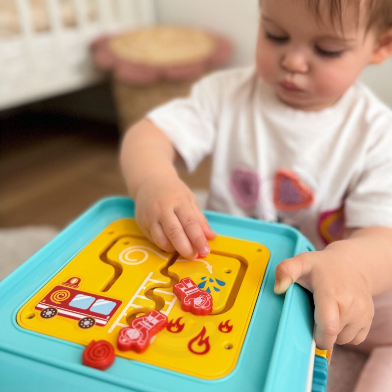 WOOPIE BABY Daugiafunkcis Montessori veiklos kubas 6in1 – 18 mėn.+ 2 WOOPIE BABY Daugiafunkcis Montessori veiklos kubas 6in1 – 18 mėn.+ 2