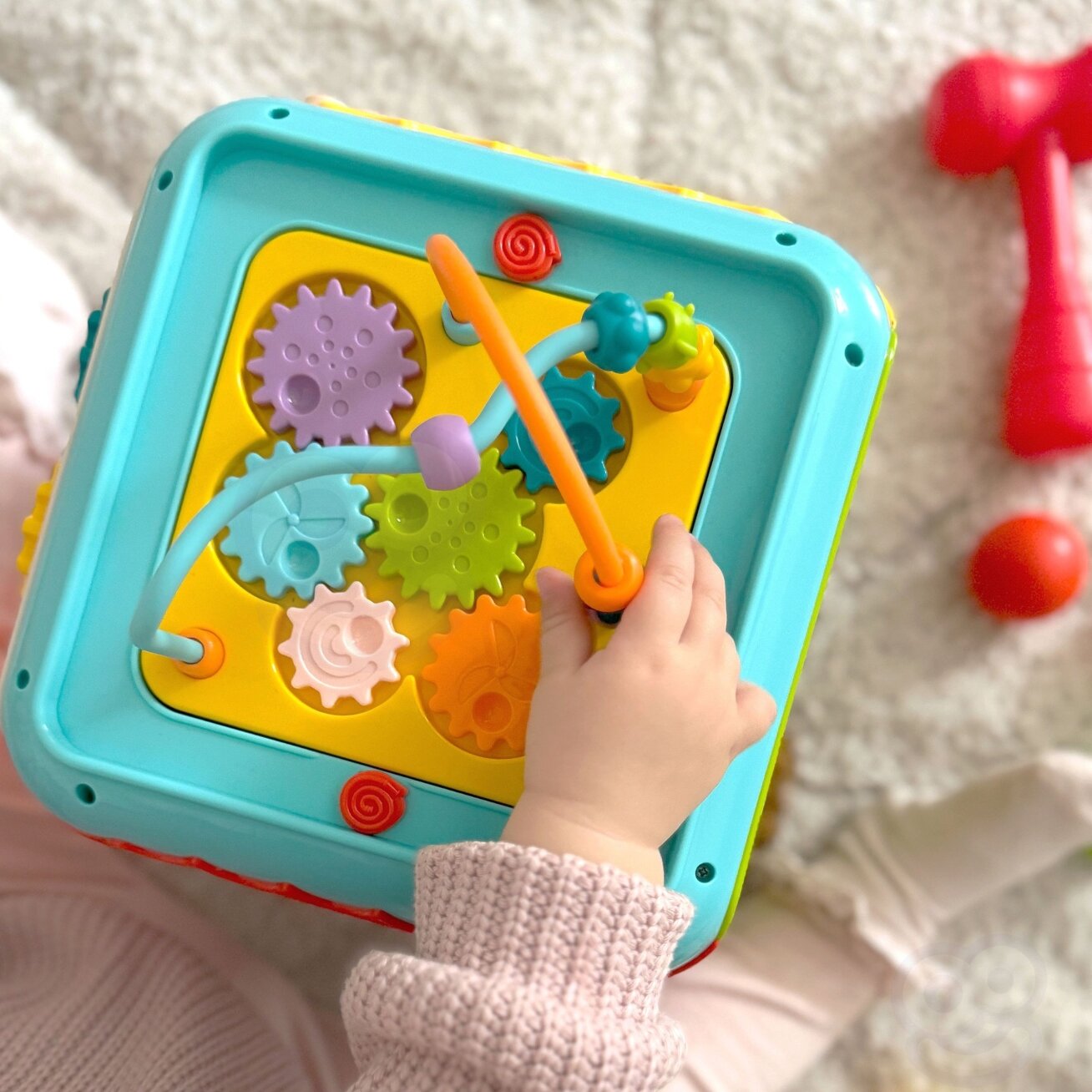 WOOPIE BABY Daugiafunkcis Montessori veiklos kubas 6in1 – 18 mėn.+ 4 WOOPIE BABY Daugiafunkcis Montessori veiklos kubas 6in1 – 18 mėn.+ 4