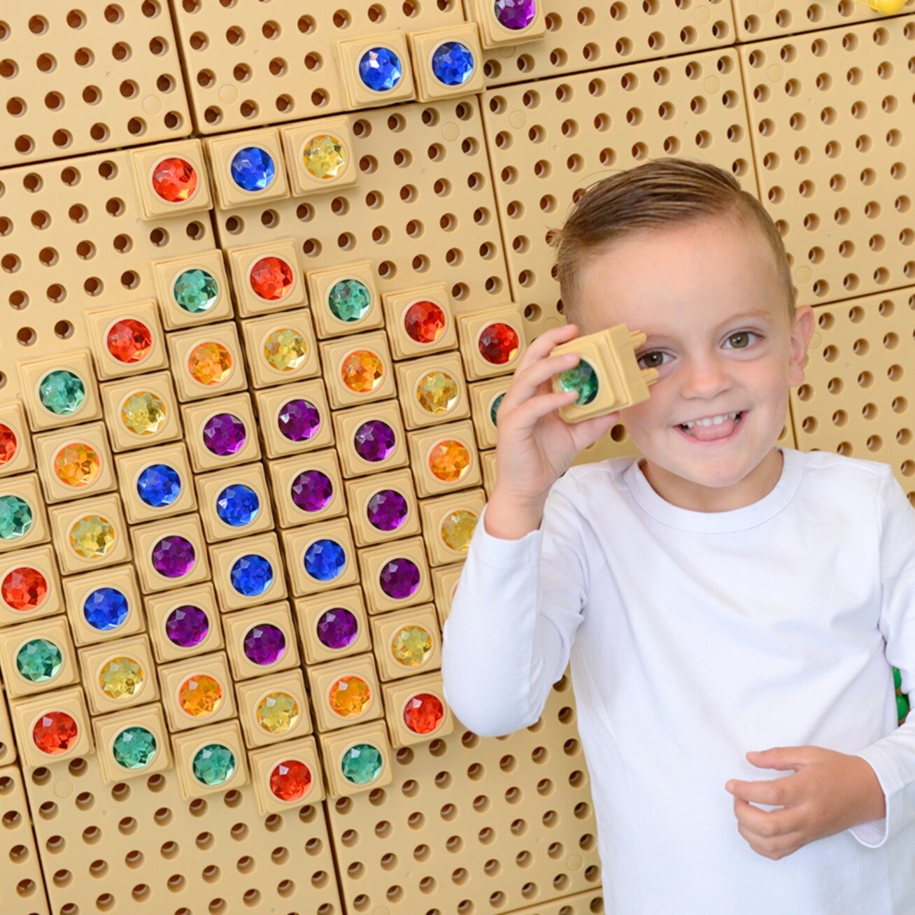 MASTERKIDZ Akriliniai spalvoti deimantukai STEM mokslinei lentai 72 vnt. 6