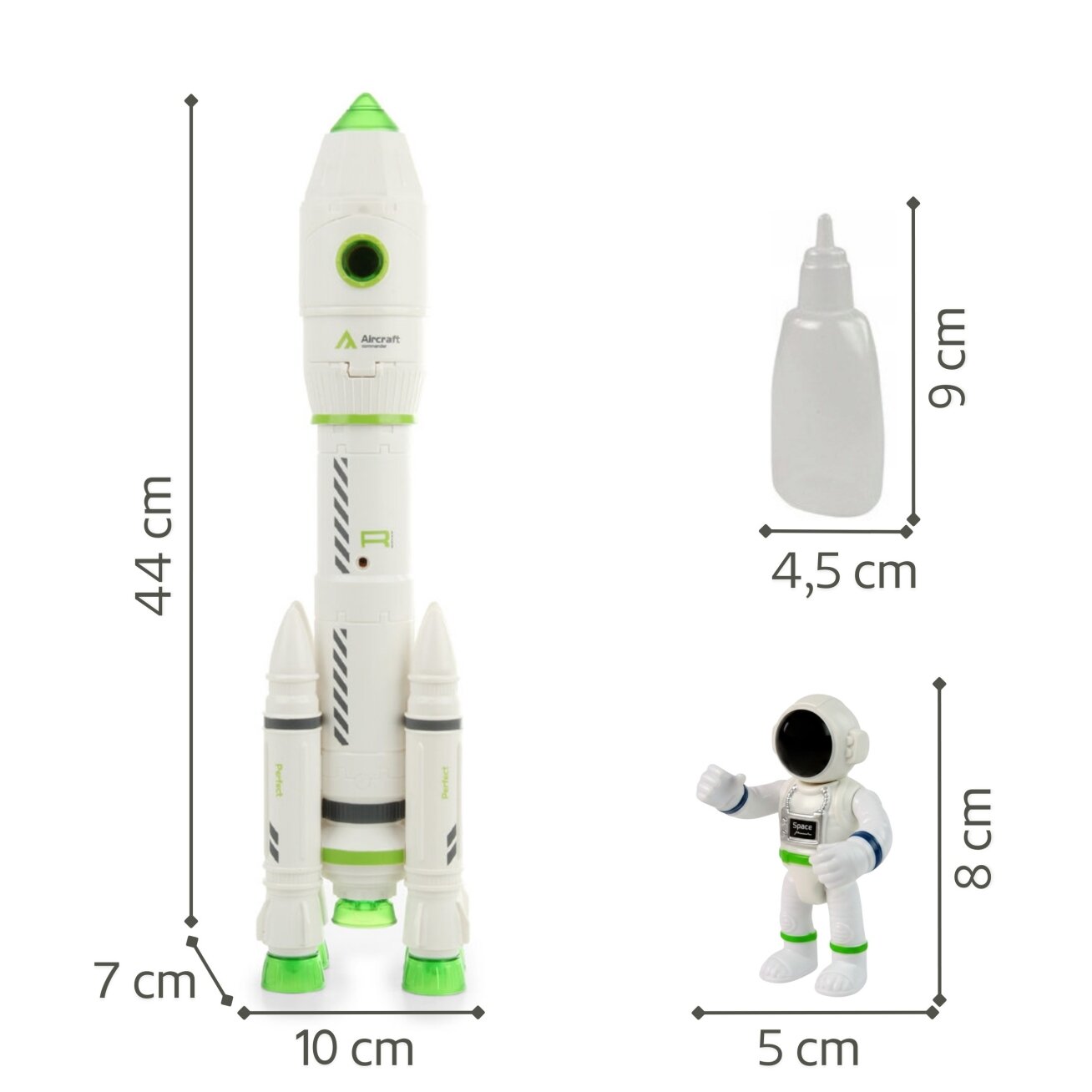 WOOPIE Interaktyvi kosminė raketa Space Set 11 WOOPIE Interaktyvi kosminė raketa Space Set 11