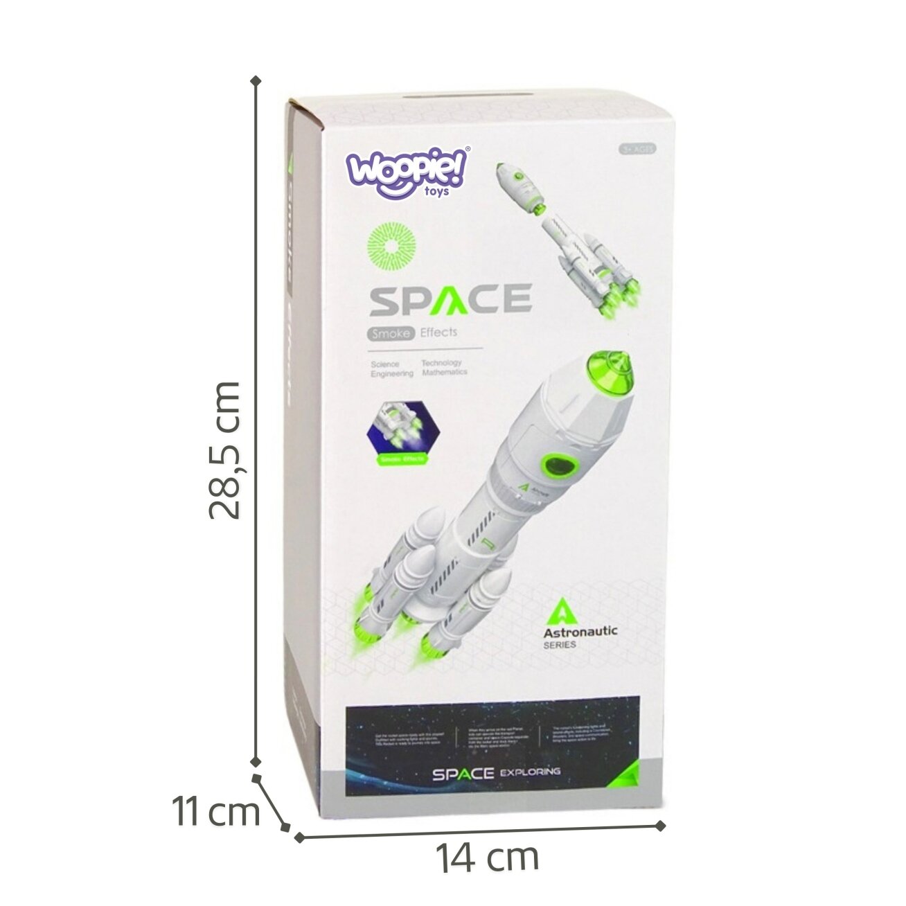WOOPIE Interaktyvi kosminė raketa Space Set 12
