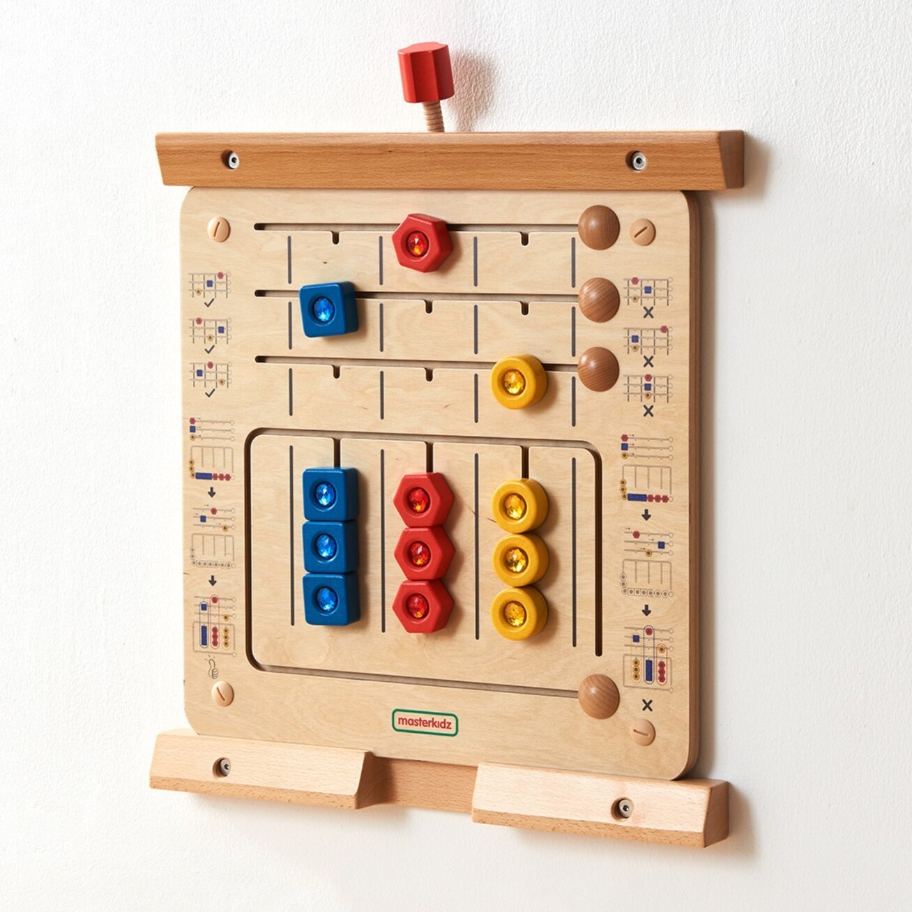 MASTERKIDZ Edukacinių sieninių lentų tvirtinimo prie sienos rinkinys 5 MASTERKIDZ Edukacinių sieninių lentų tvirtinimo prie sienos rinkinys 5