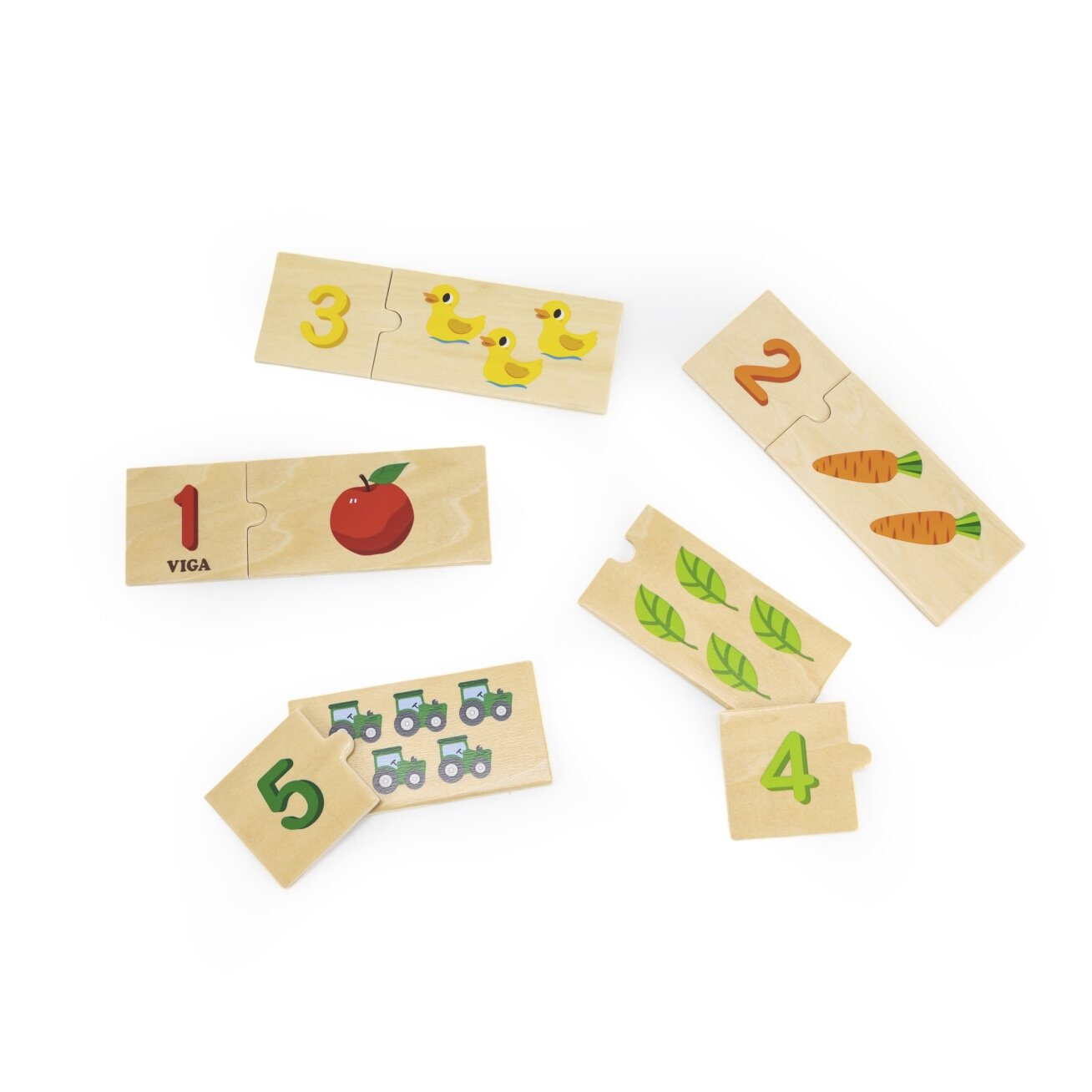 VIGA medinių dėlionių rinkinys „Suderink skaičius“ Montessori 2 VIGA medinių dėlionių rinkinys „Suderink skaičius“ Montessori 2