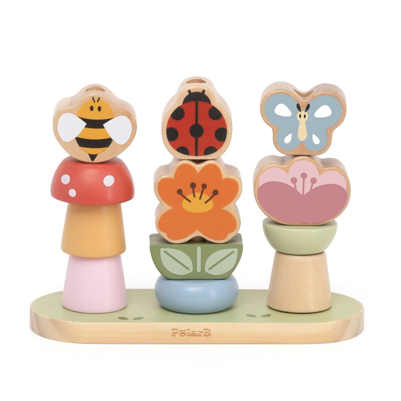 VIGA Medinė dėlionė-rūšiuotuvas Sodas 12m+ 8