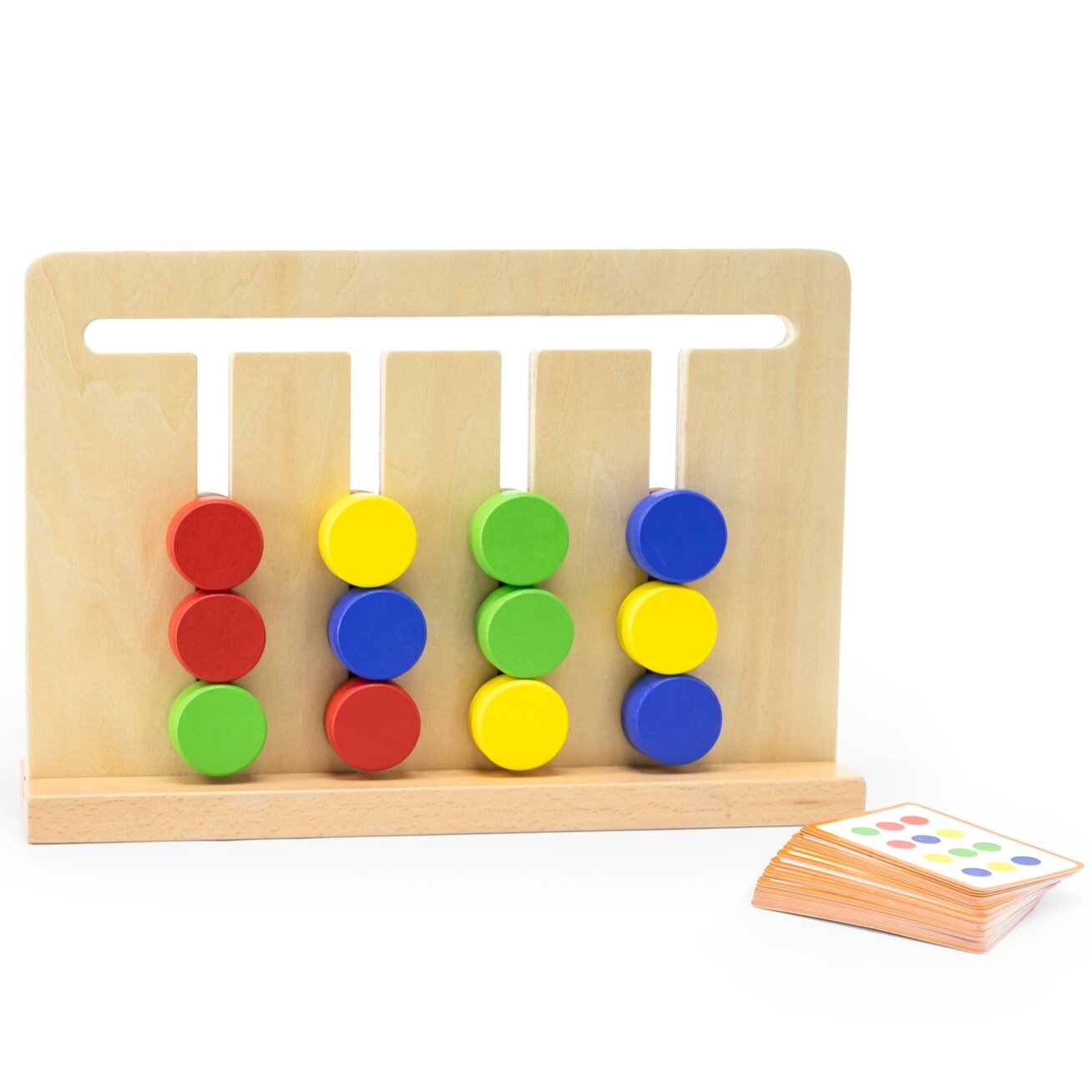 VIGA Loginis žaidimas Atkurk spalvas ir figūras Montessori rūšiuoklė 2