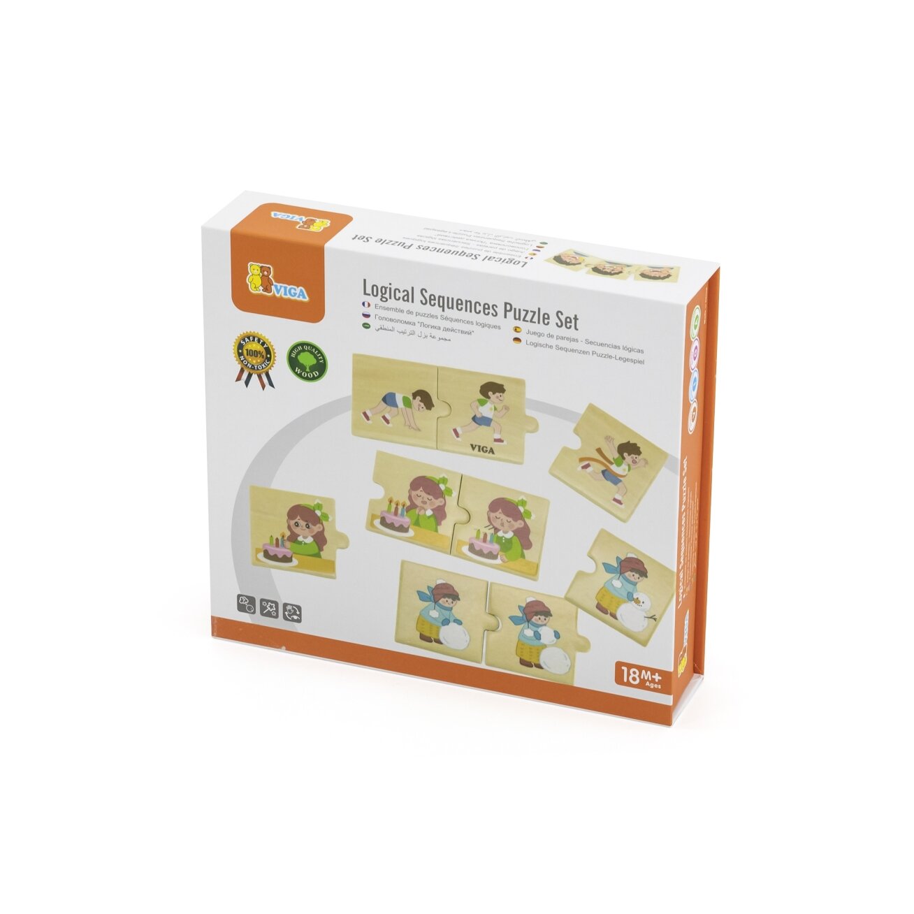 VIGA Medinė dėlionė Puzzle Suderink vaikų veiklas 7 VIGA Medinė dėlionė Puzzle Suderink vaikų veiklas 7