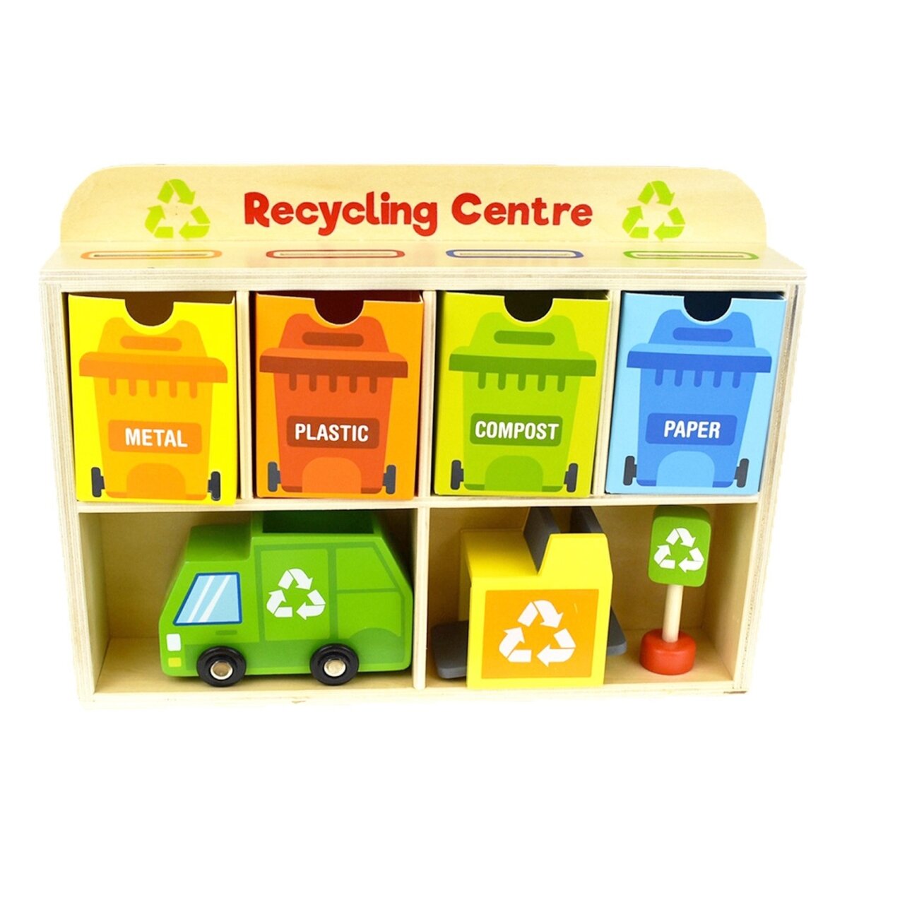 TOOKY TOY Medinis perdirbimo centras – edukacinis rūšiuotuvas 2 TOOKY TOY Medinis perdirbimo centras – edukacinis rūšiuotuvas 2
