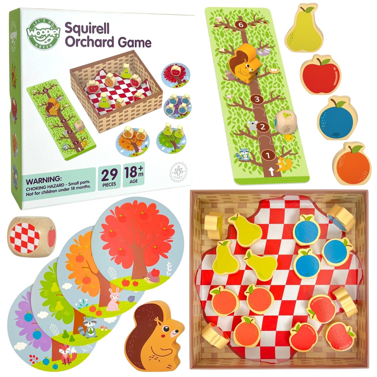 WOOPIE GREEN Voverė sode Šeimos stalo žaidimas FSC