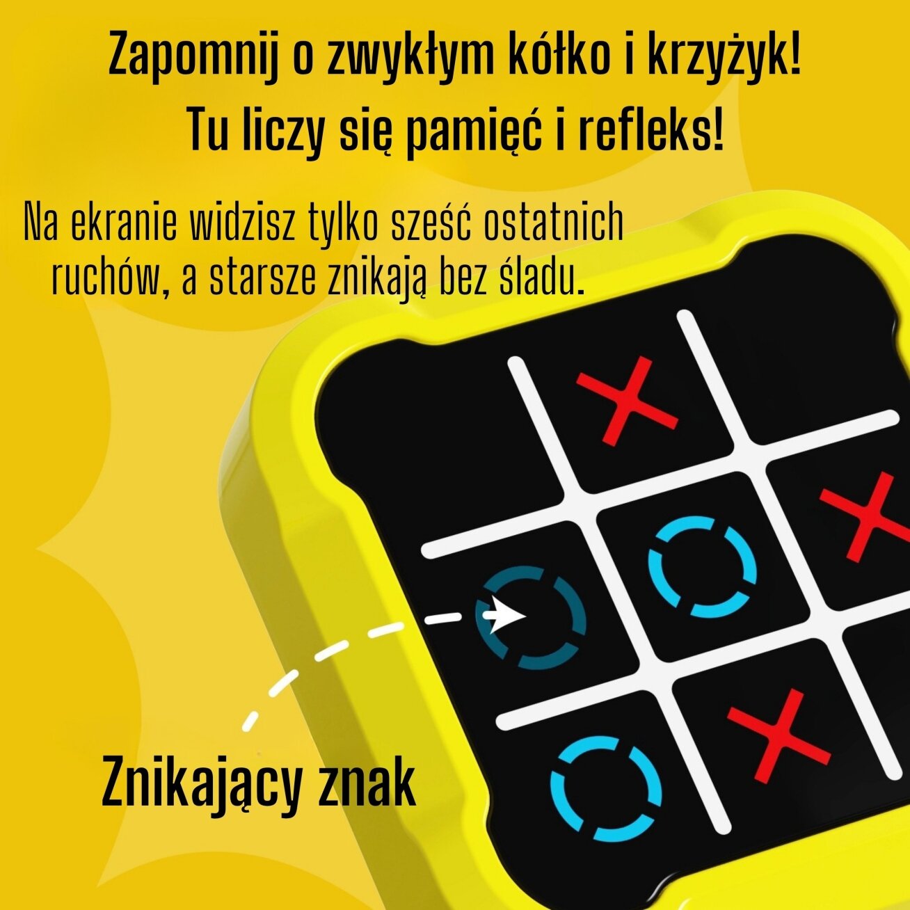 WOOPIE Elektroninis žaidimas Kryžiukai ir nuliukai, loginis edukacinis 4in1 1 WOOPIE Elektroninis žaidimas Kryžiukai ir nuliukai, loginis edukacinis 4in1 1