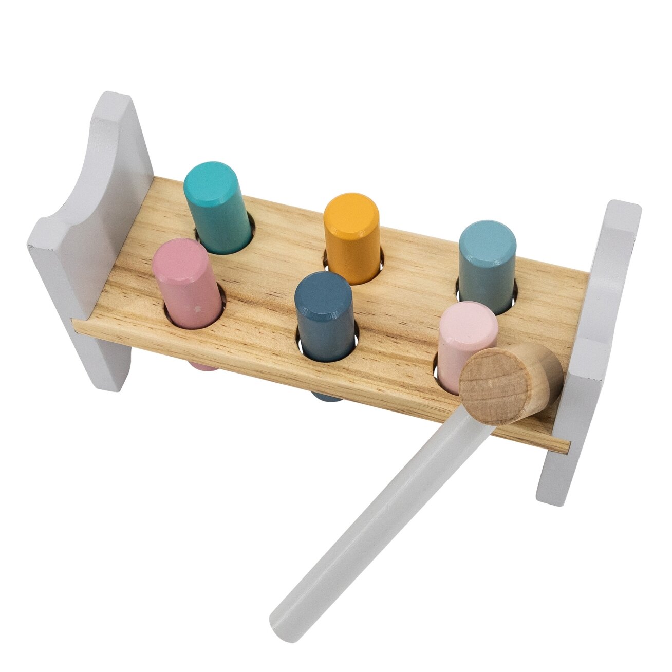 VIGA PolarB rinkinys Medinė piramidė + kalimo žaidimas su plaktuku Poliarinis lokys Montessori 8 VIGA PolarB rinkinys Medinė piramidė + kalimo žaidimas su plaktuku Poliarinis lokys Montessori 8