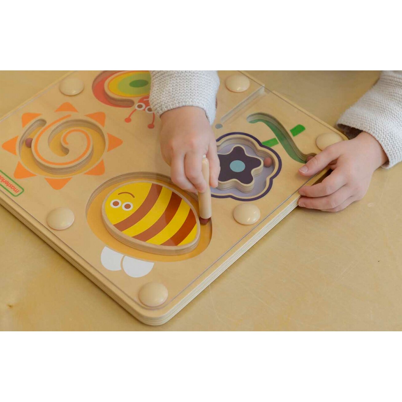 MASTERKIDZ Magnetinis labirintas Vabzdžių pasaulis - lentelė 3