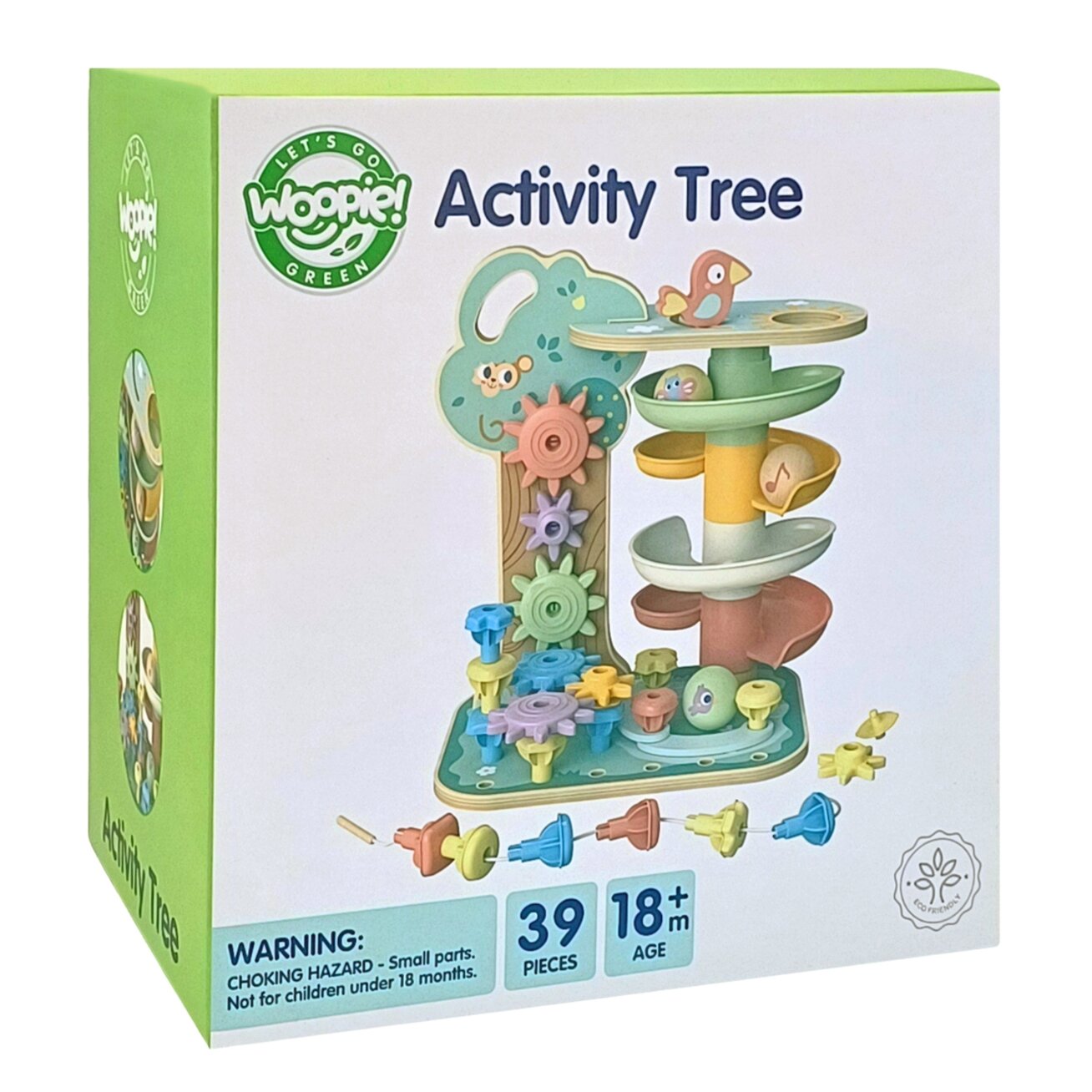 WOOPIE GREEN Veiklų medelis Kamuoliukų trasa Montessori 4in1 FSC 14 WOOPIE GREEN Veiklų medelis Kamuoliukų trasa Montessori 4in1 FSC 14