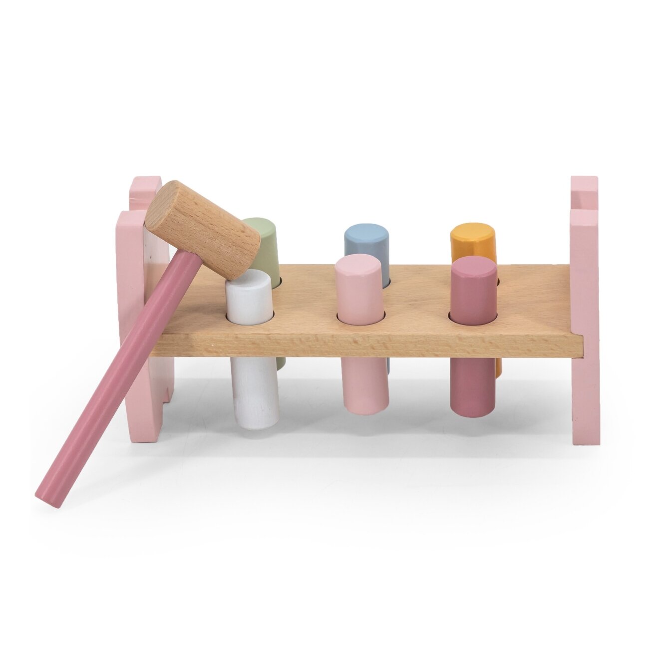 VIGA PolarB medinė kalimo lenta su plaktuku „Laputė“ Montessori 3 VIGA PolarB medinė kalimo lenta su plaktuku „Laputė“ Montessori 3