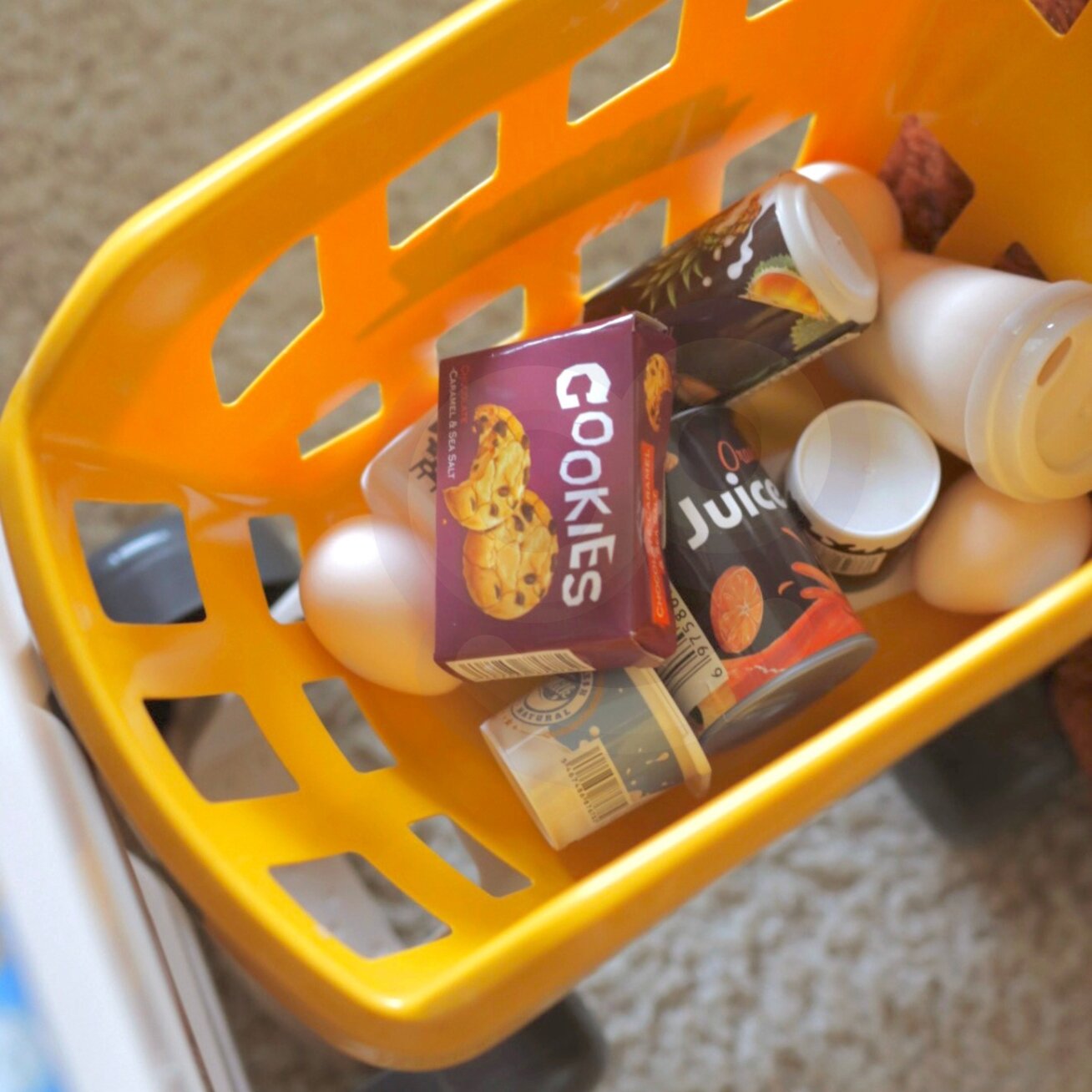 WOOPIE Parduotuvė–supermarketas su vežimėliu, svarstyklės, kasa, skeneris + 48 priedai 3