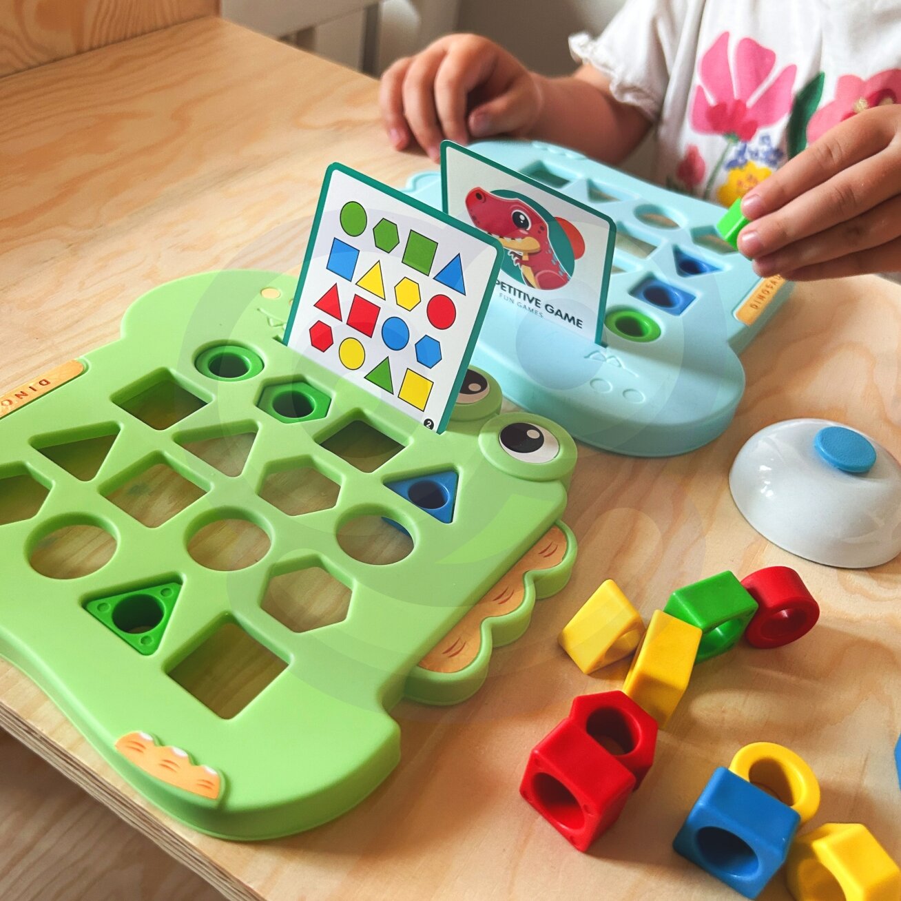 WOOPIE Montessori dėlionė Dinozauras Vikrumo žaidimas Suderink formas 3 WOOPIE Montessori dėlionė Dinozauras Vikrumo žaidimas Suderink formas 3