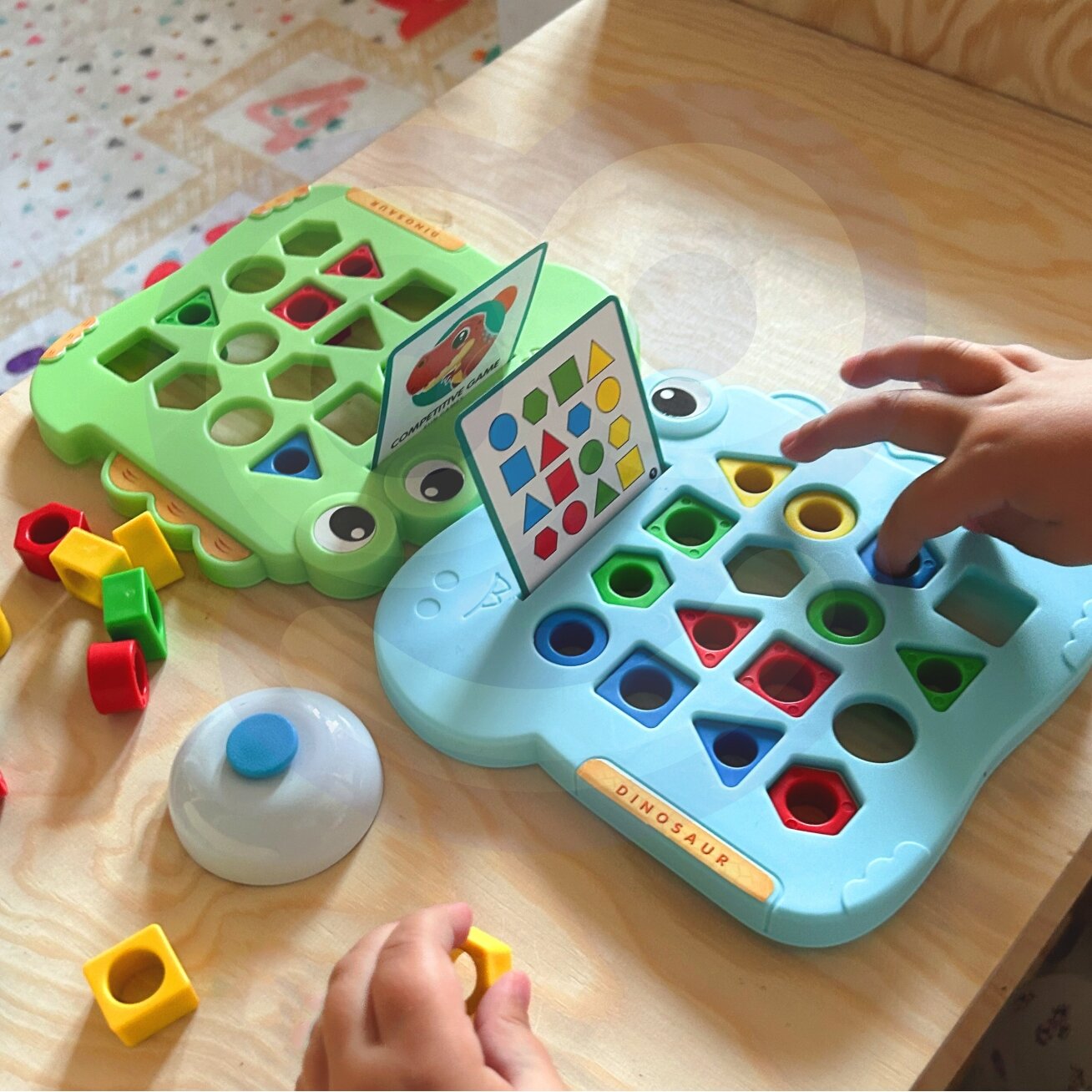 WOOPIE Montessori dėlionė Dinozauras Vikrumo žaidimas Suderink formas 5 WOOPIE Montessori dėlionė Dinozauras Vikrumo žaidimas Suderink formas 5