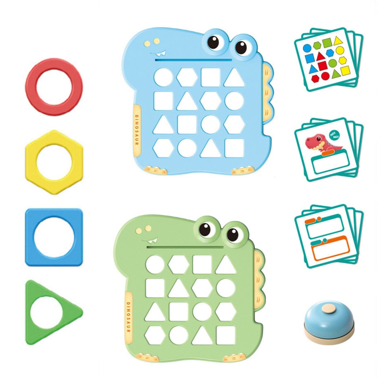WOOPIE Montessori dėlionė Dinozauras Vikrumo žaidimas Suderink formas 7 WOOPIE Montessori dėlionė Dinozauras Vikrumo žaidimas Suderink formas 7
