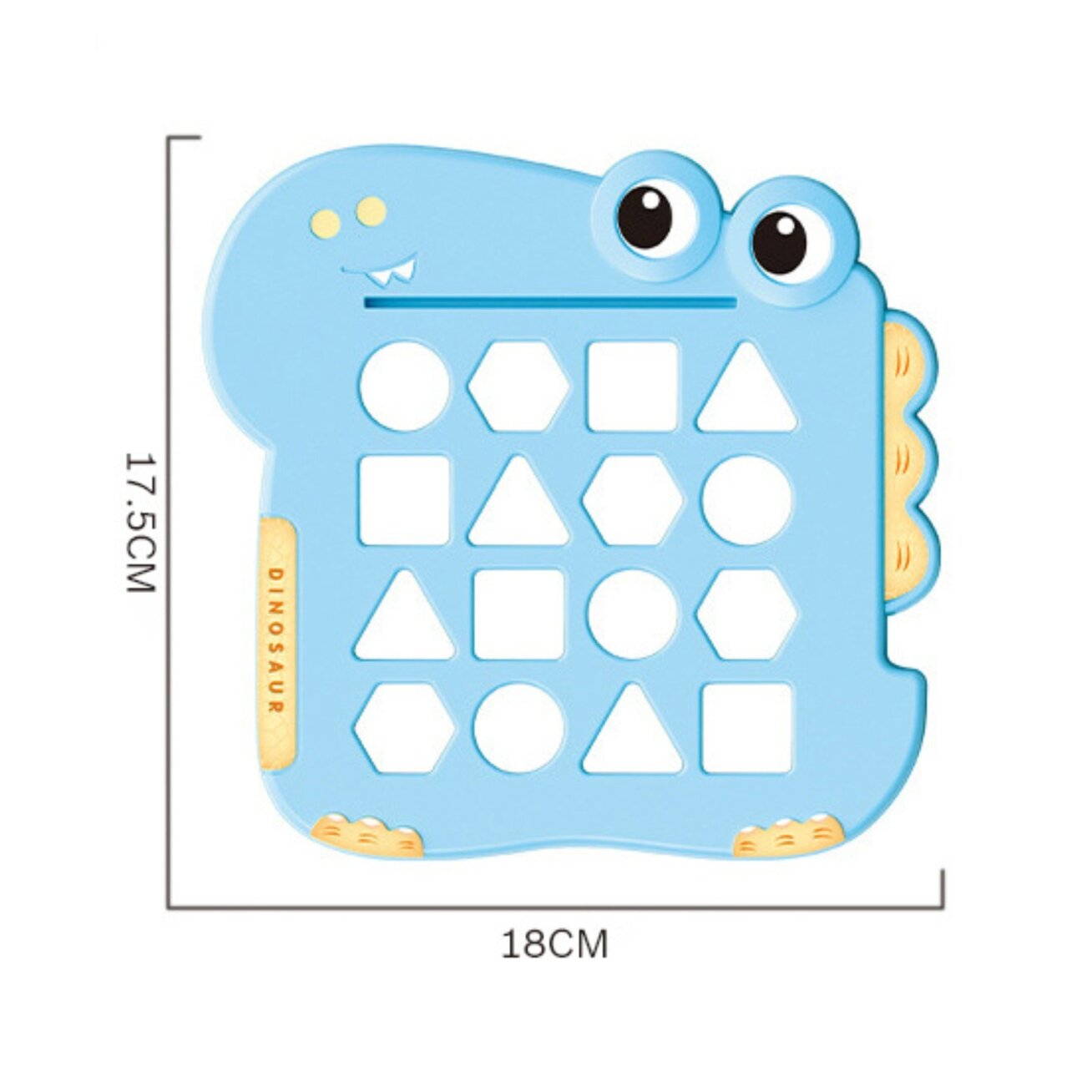 WOOPIE Montessori dėlionė Dinozauras Vikrumo žaidimas Suderink formas 8 WOOPIE Montessori dėlionė Dinozauras Vikrumo žaidimas Suderink formas 8