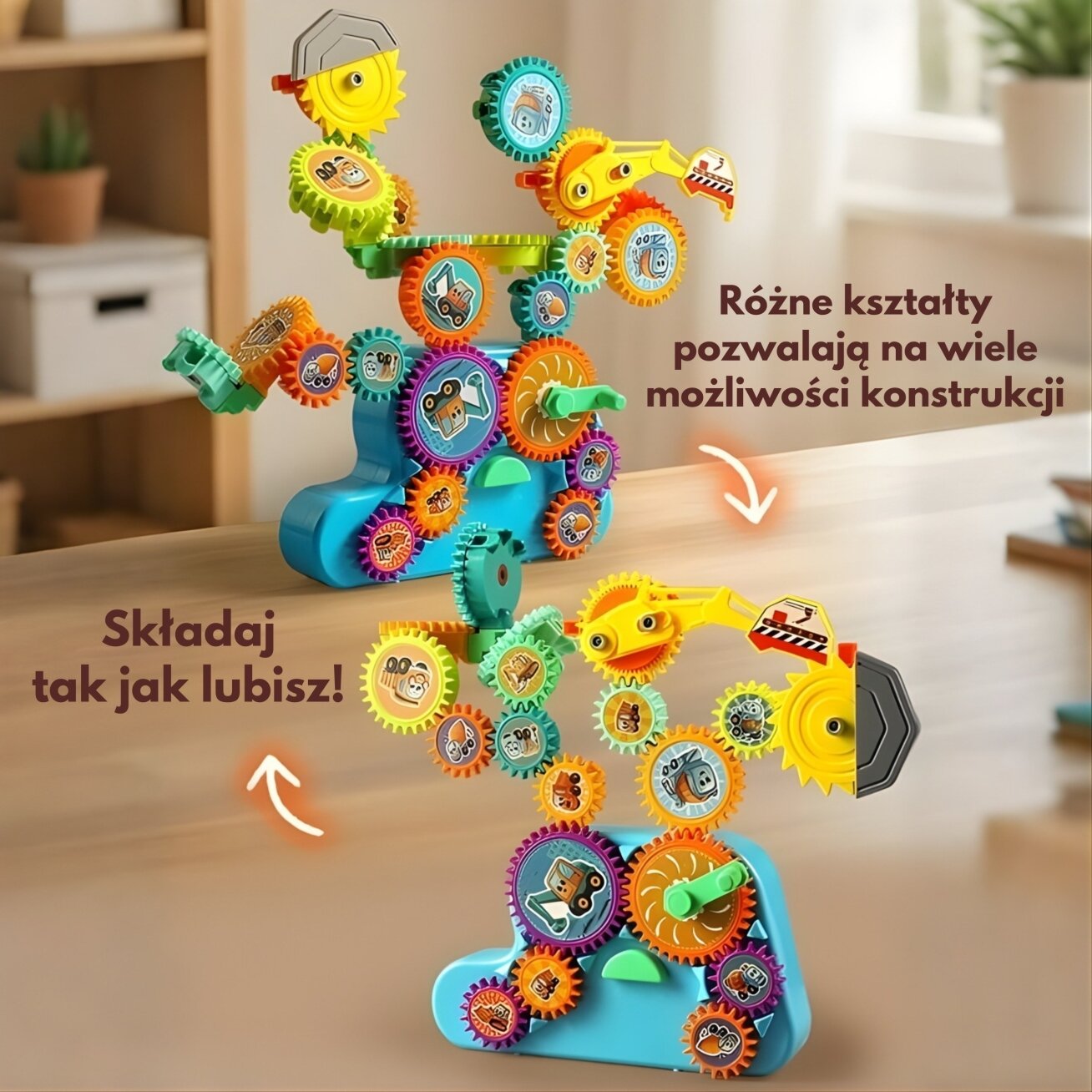 WOOPIE Interaktyvios konstrukcinės kaladėlės – krumpliaračiai, 18 vnt. 3 WOOPIE Interaktyvios konstrukcinės kaladėlės – krumpliaračiai, 18 vnt. 3