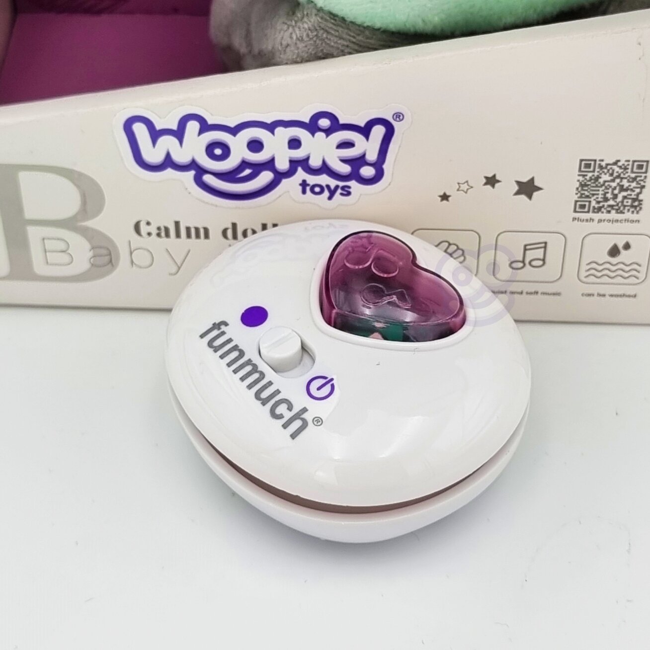 WOOPIE BABY Interaktyvus pliušinis žaislas–migdukas kūdikiams, šviesa, garsas, šuniukas 7