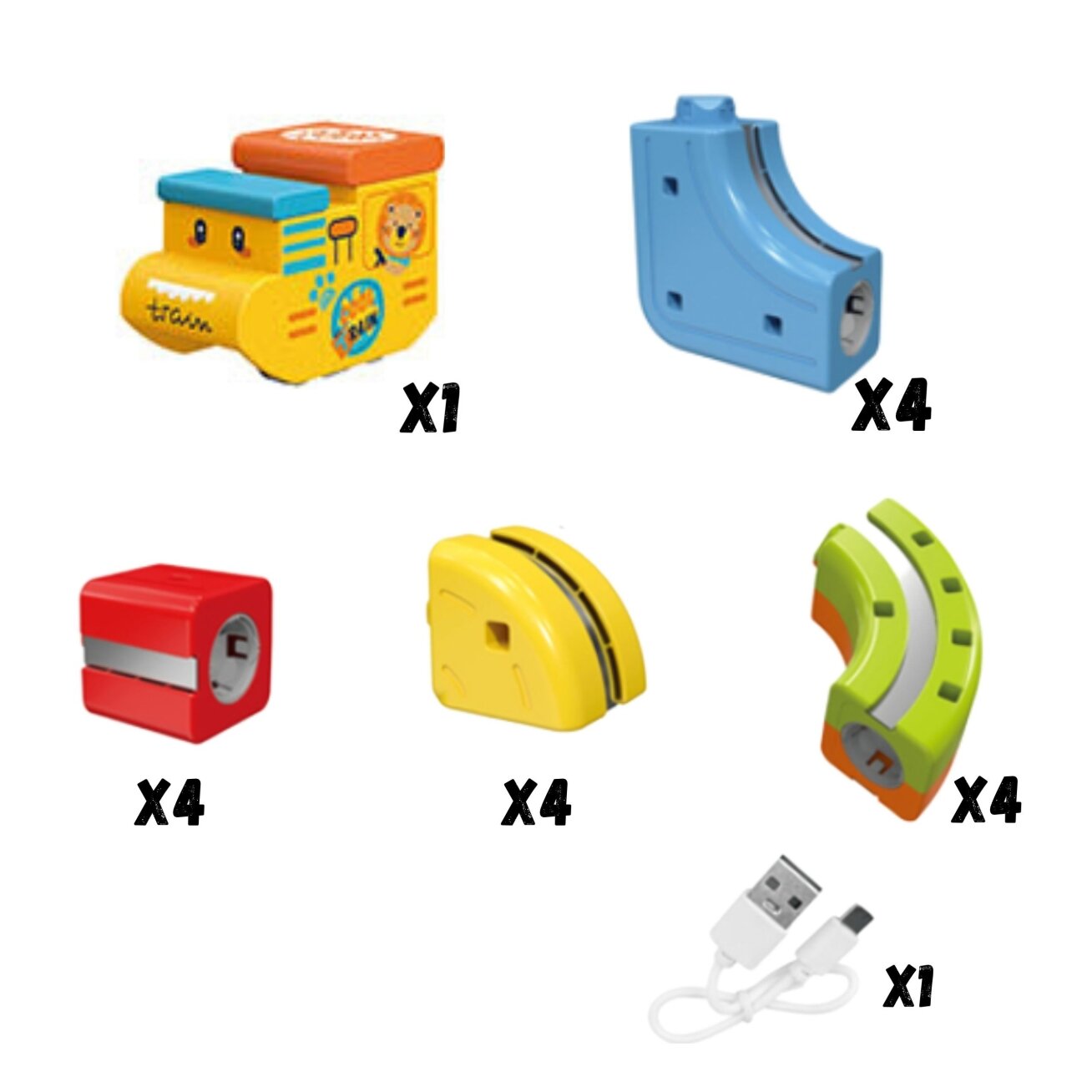 WOOPIE magnetinės kaladėlės – levituojantis trasa 18 vnt. 5