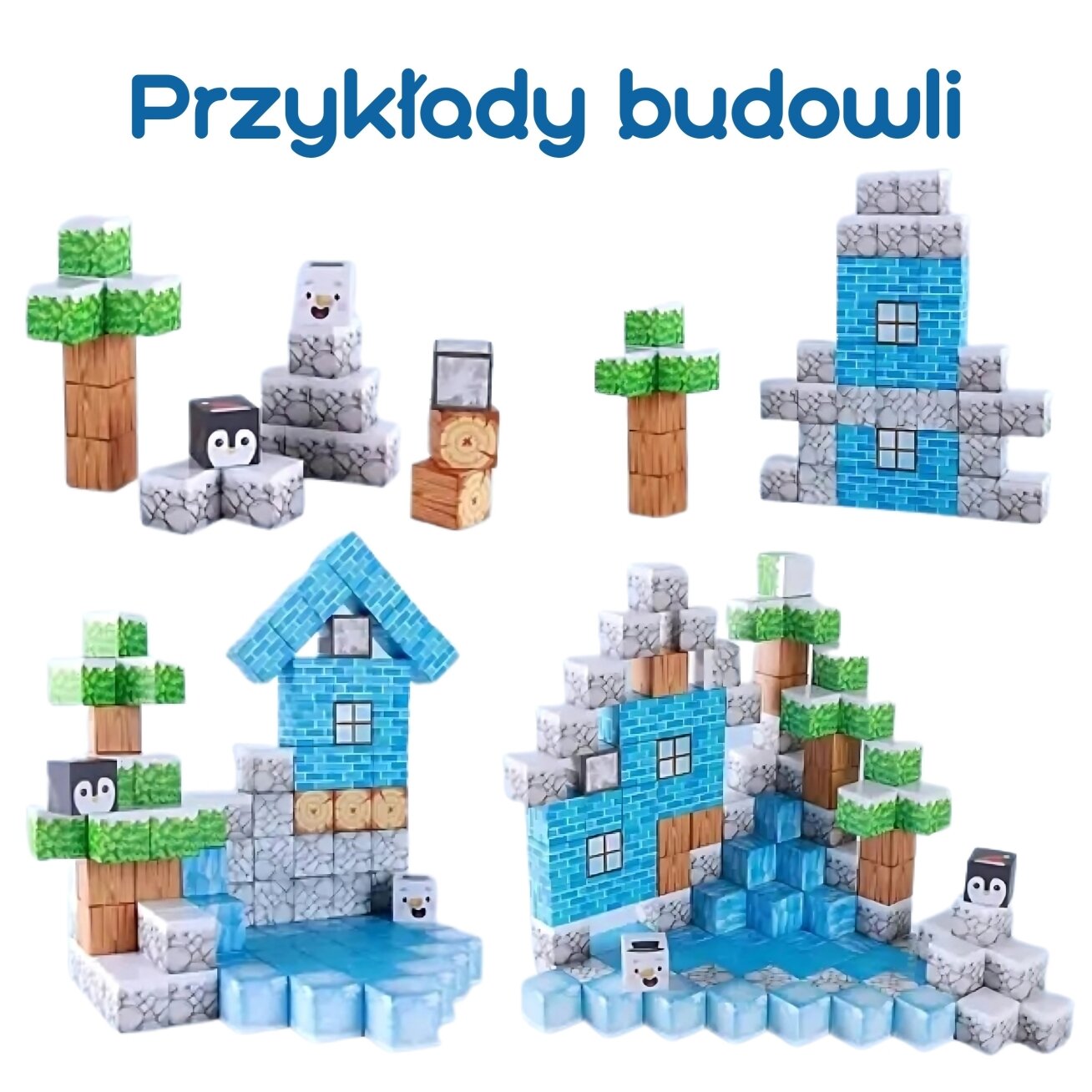 WOOPIE magnetinės konstravimo kaladėlės Žiemos pasaulis 6 WOOPIE magnetinės konstravimo kaladėlės Žiemos pasaulis 6