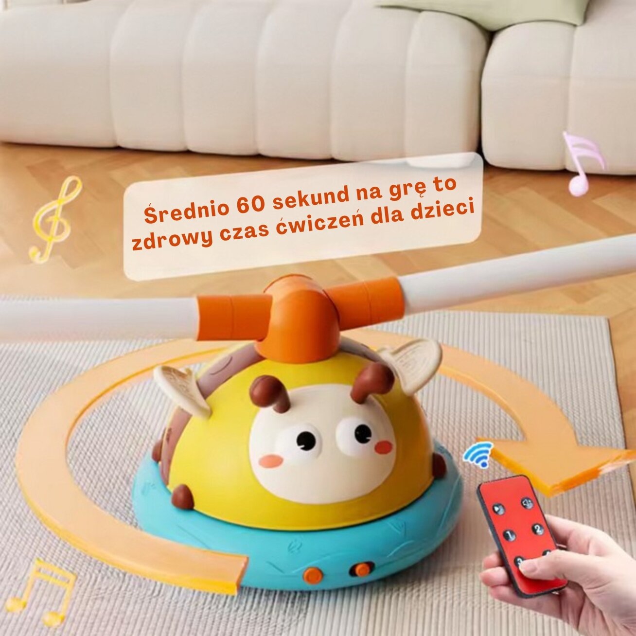 WOOPIE Vikrumo žaidimas Automatinė šokdynė 2in1 Mėtymas į taikinį Bitutė 3 WOOPIE Vikrumo žaidimas Automatinė šokdynė 2in1 Mėtymas į taikinį Bitutė 3