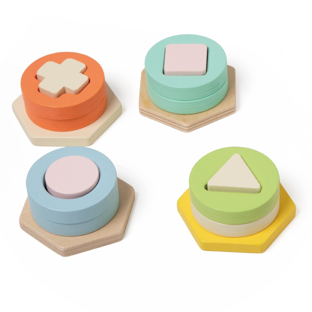CLASSIC WORLD Montessori formų ir spalvų rūšiuoklis – bokšto dėlionė 8 CLASSIC WORLD Montessori formų ir spalvų rūšiuoklis – bokšto dėlionė 8