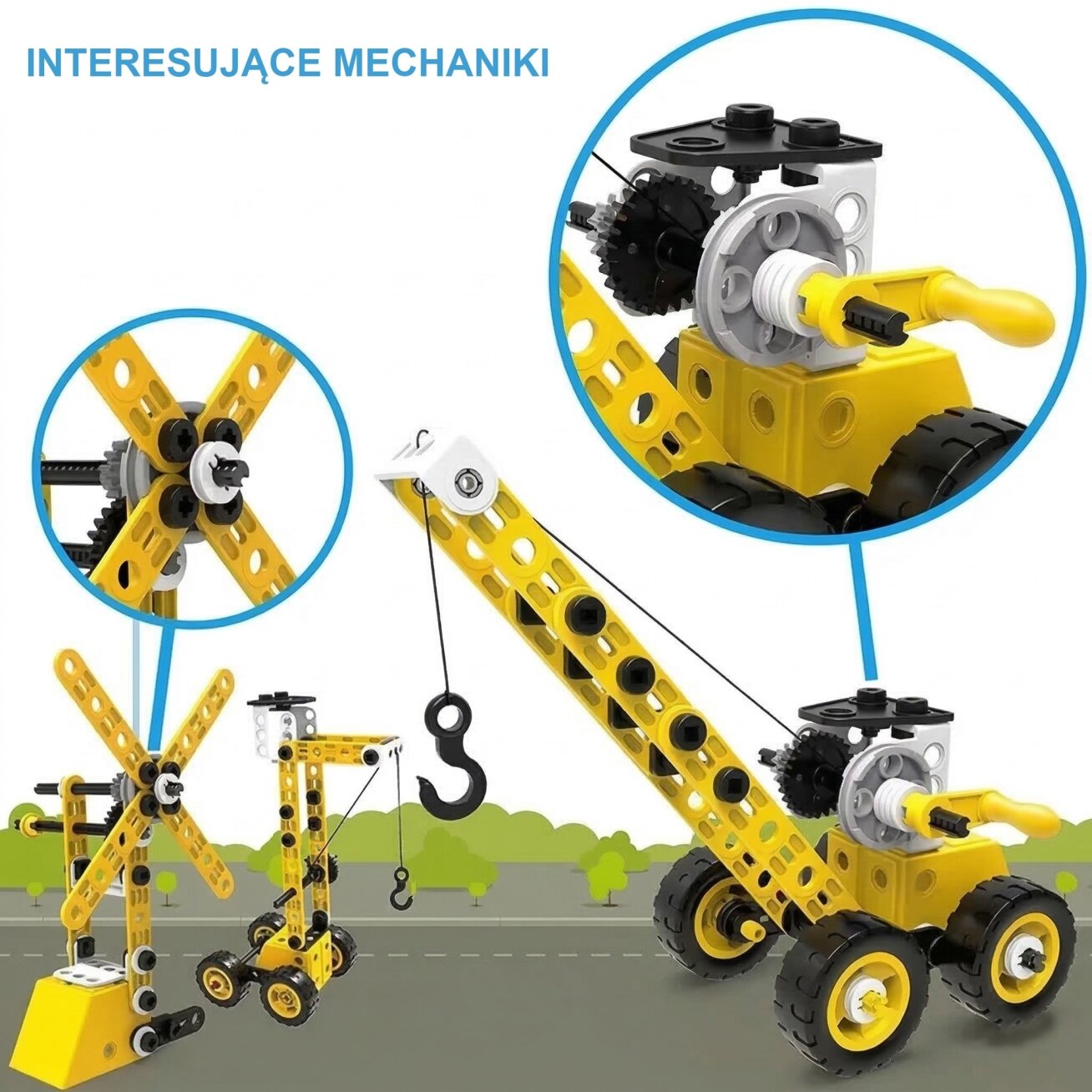 WOOPIE transporto priemonių 8in1 konstrukcinis rinkinys STEAM kaladėlės 7 WOOPIE transporto priemonių 8in1 konstrukcinis rinkinys STEAM kaladėlės 7