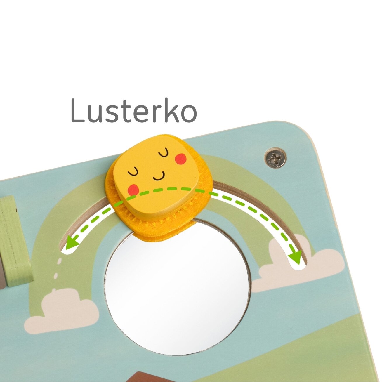 CLASSIC WORLD Medinė manipuliacinė veiklų lentelė Ferma 3