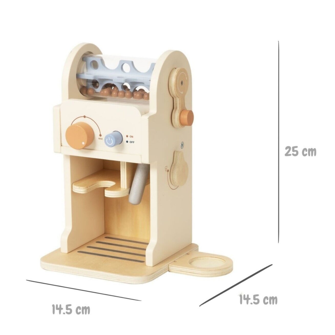 TOOKY TOY Medinis kavos rinkinys - baristos kavos aparatas 4
