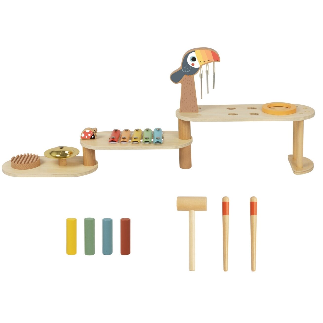 TOOKY TOY Edukacinis muzikinis staliukas - Tukanas 3