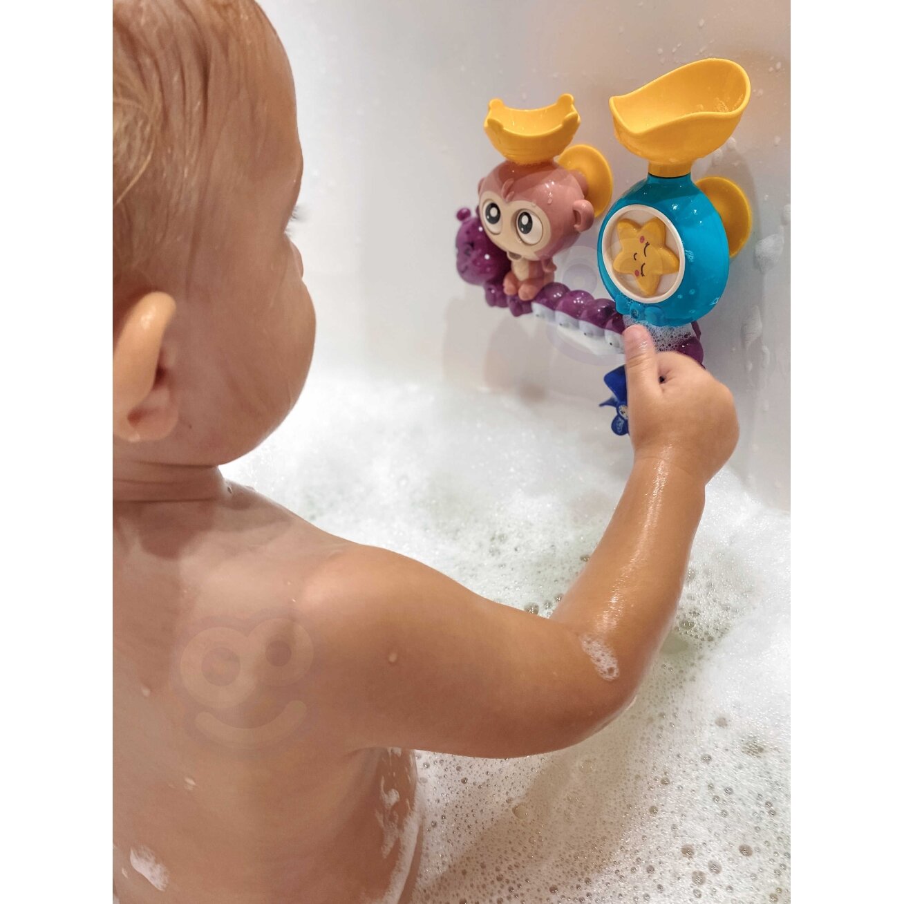 WOOPIE BABY Vandens žaislas maudynėms Beždžionėlė + puodelis 7